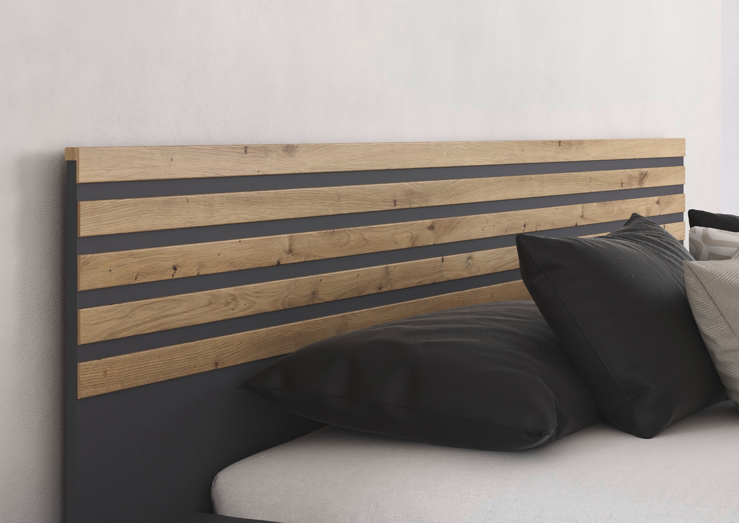 rauch Schlafzimmer-Set »Komplettzimmer Komplett Set Schrank 226 cm Bett 160/180 cm LAMELLA« Set, 3 verschiedene Ausstattungen, inkl. SOFT-CLOSE, 4 tlg. tlg.