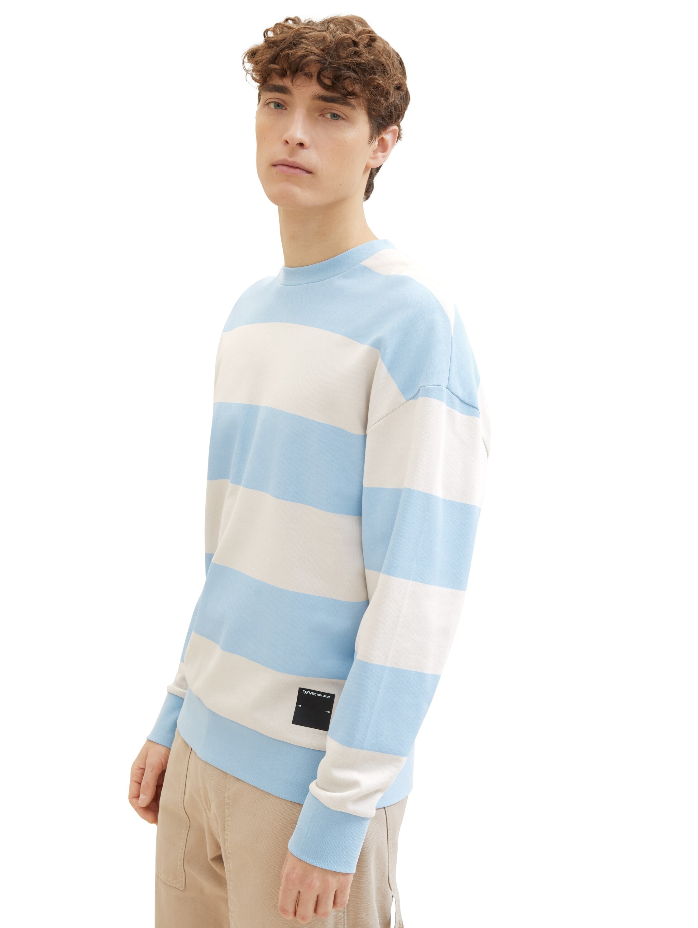 TOM TAILOR Denim Sweatshirt, mit Colorblocking