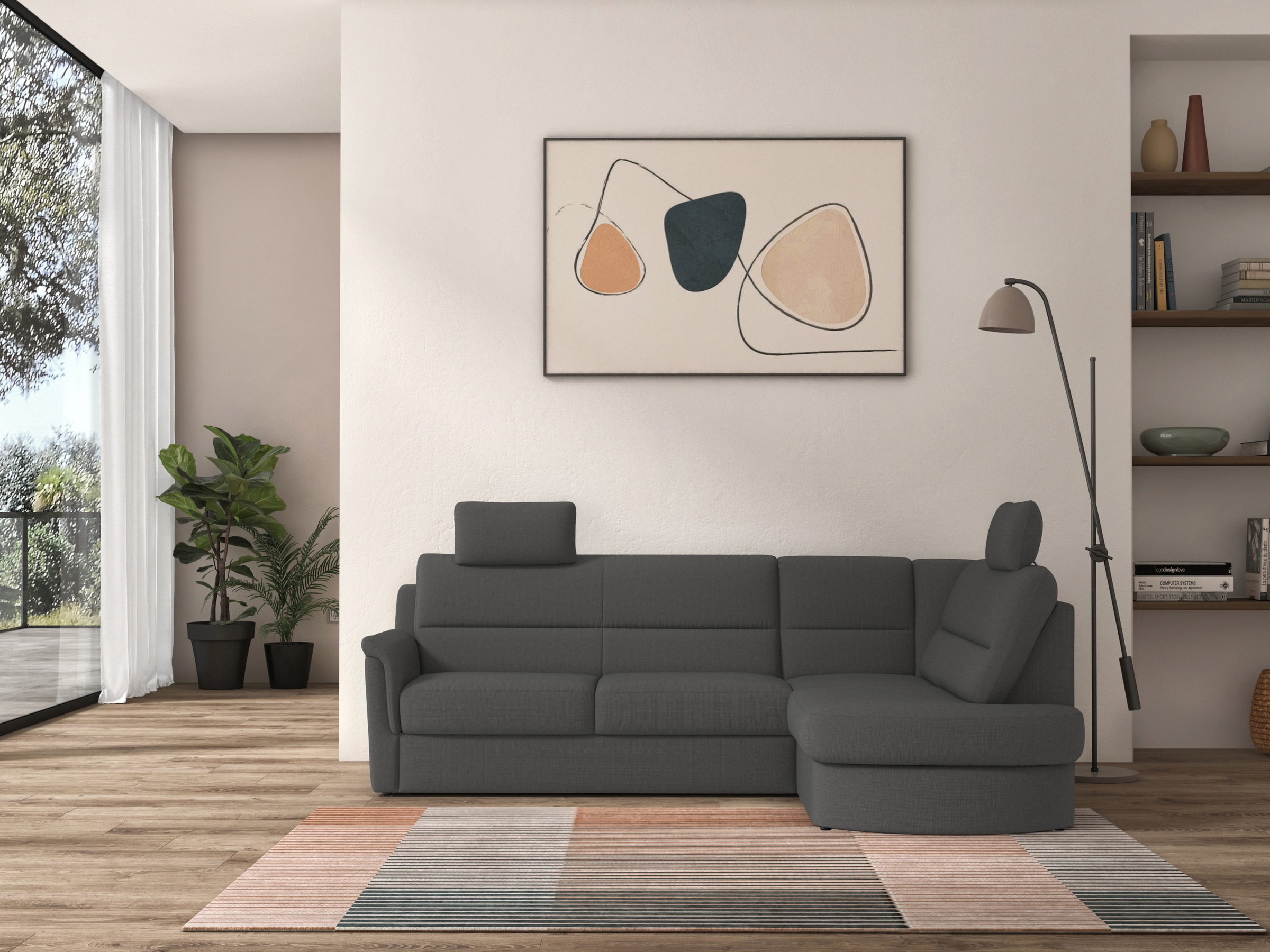 sit&more Ecksofa "Panini L-Form" wahlweise mit Vorziehsitz und Bettkasten günstig online kaufen