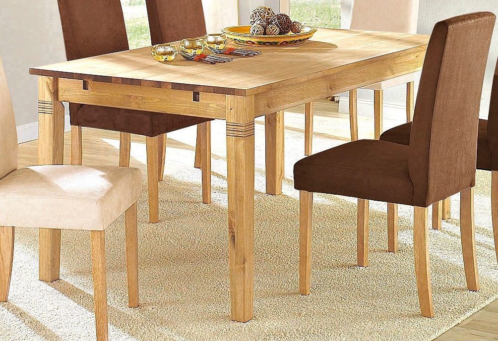 Esstisch OTTO HOME "Danuta", beige (natur geölt), B:160cm H:75cm T:90cm, Tische, Esstisch, wahlweise mit Schublade, aus massiver Kiefer, FSC-zertifiziert 3