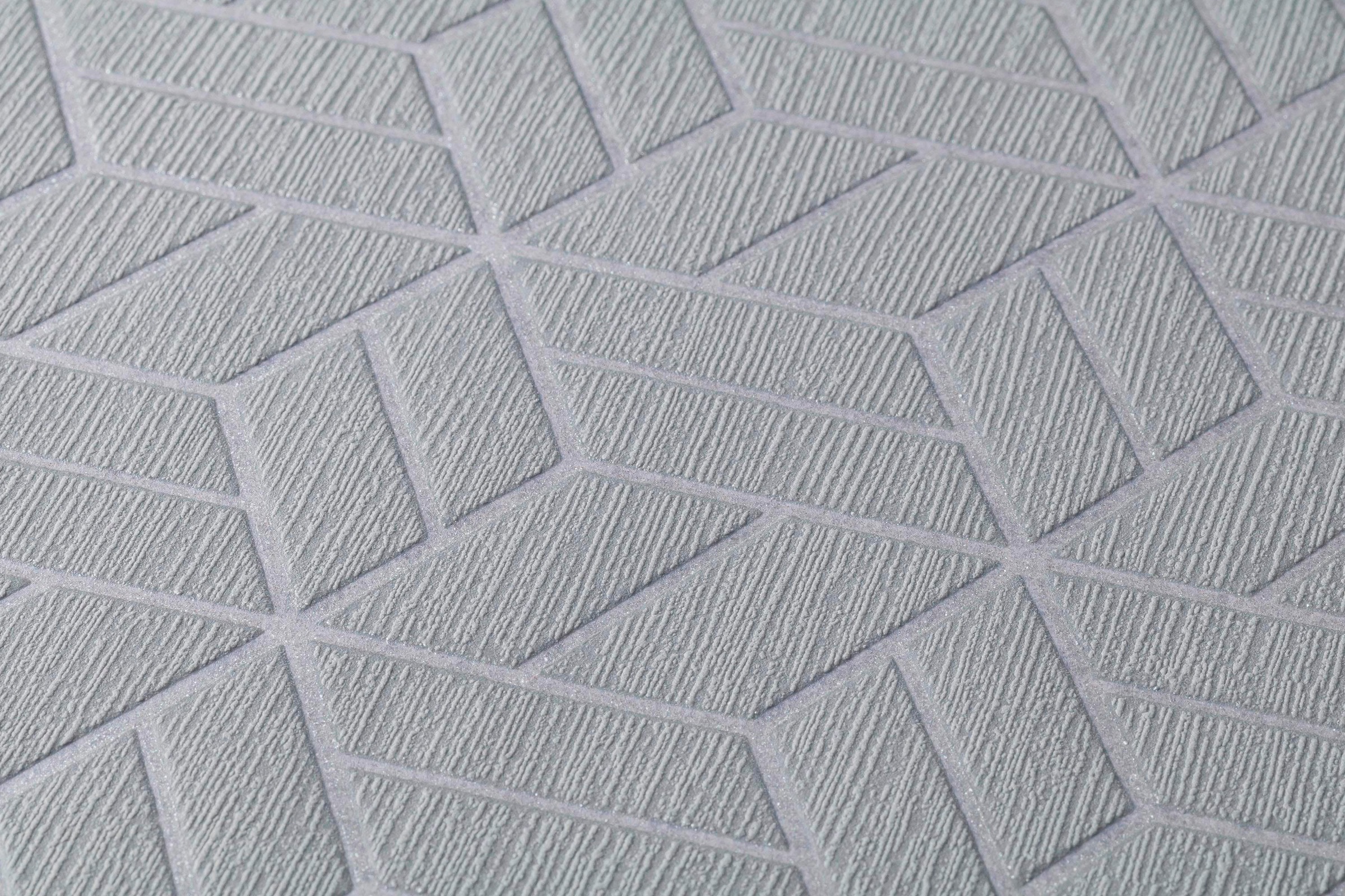 living walls Vliestapete »Metropolitan Stories Lizzy London« 3D-Optik | geometrisch | grafisch strukturiert Grafik Tapete Geometrisch Metallic Tapeten Wohnzimmer Schlafzimmer