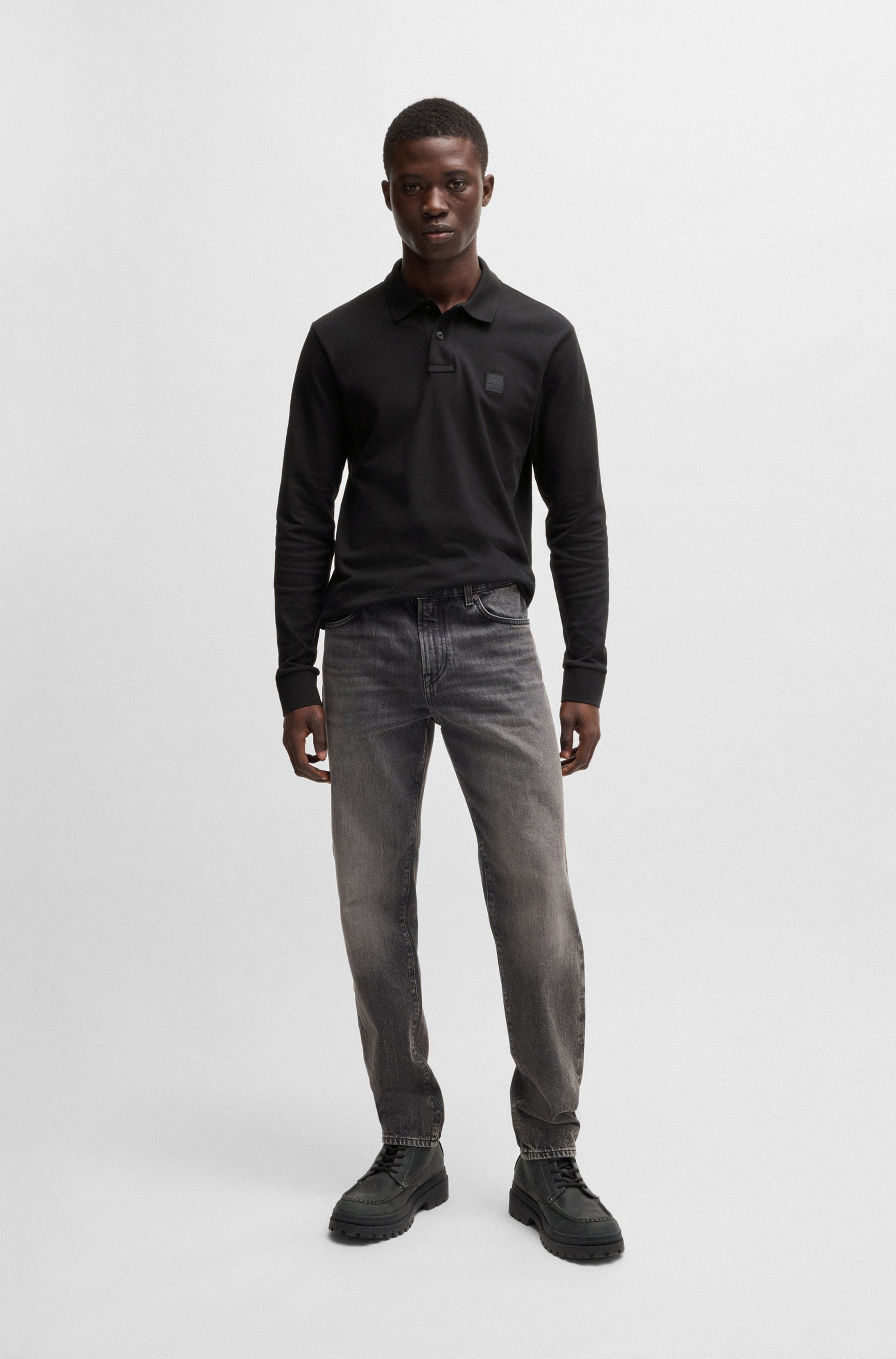 BOSS ORANGE Poloshirt »Passerby«, mit BOSS-Logobadge