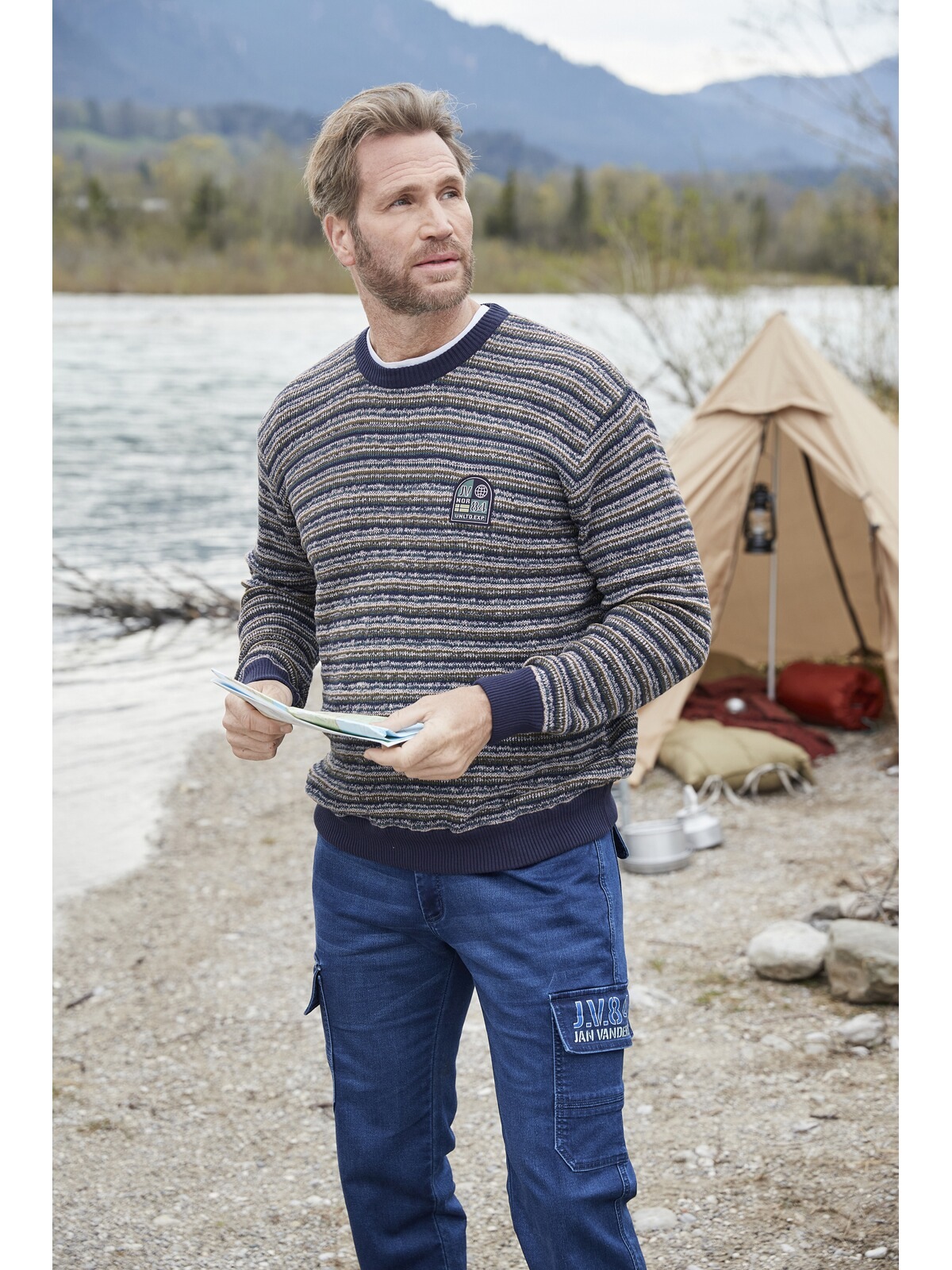 Jan Vanderstorm Rundhalspullover »Pullover ERICH«