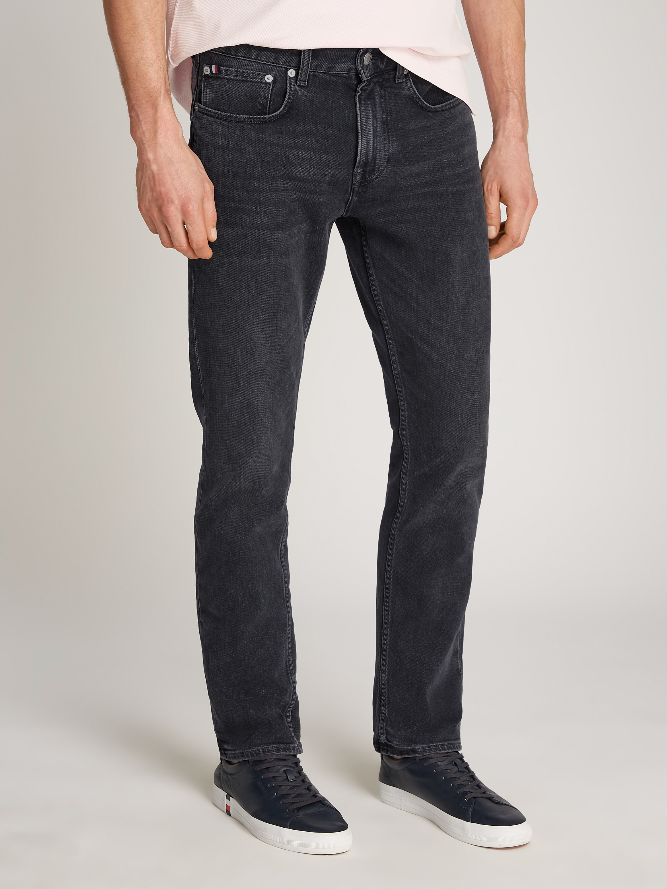 Tommy Hilfiger Straight-Jeans "STRAIGHT DENTON STR CLARK BLACK", in schwarz günstig online kaufen