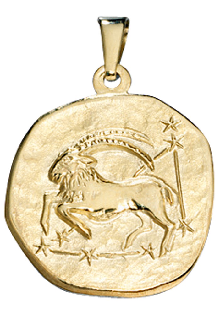 JOBO Sternzeichenanhänger »Sternzeichen Steinbock« 333 Gold