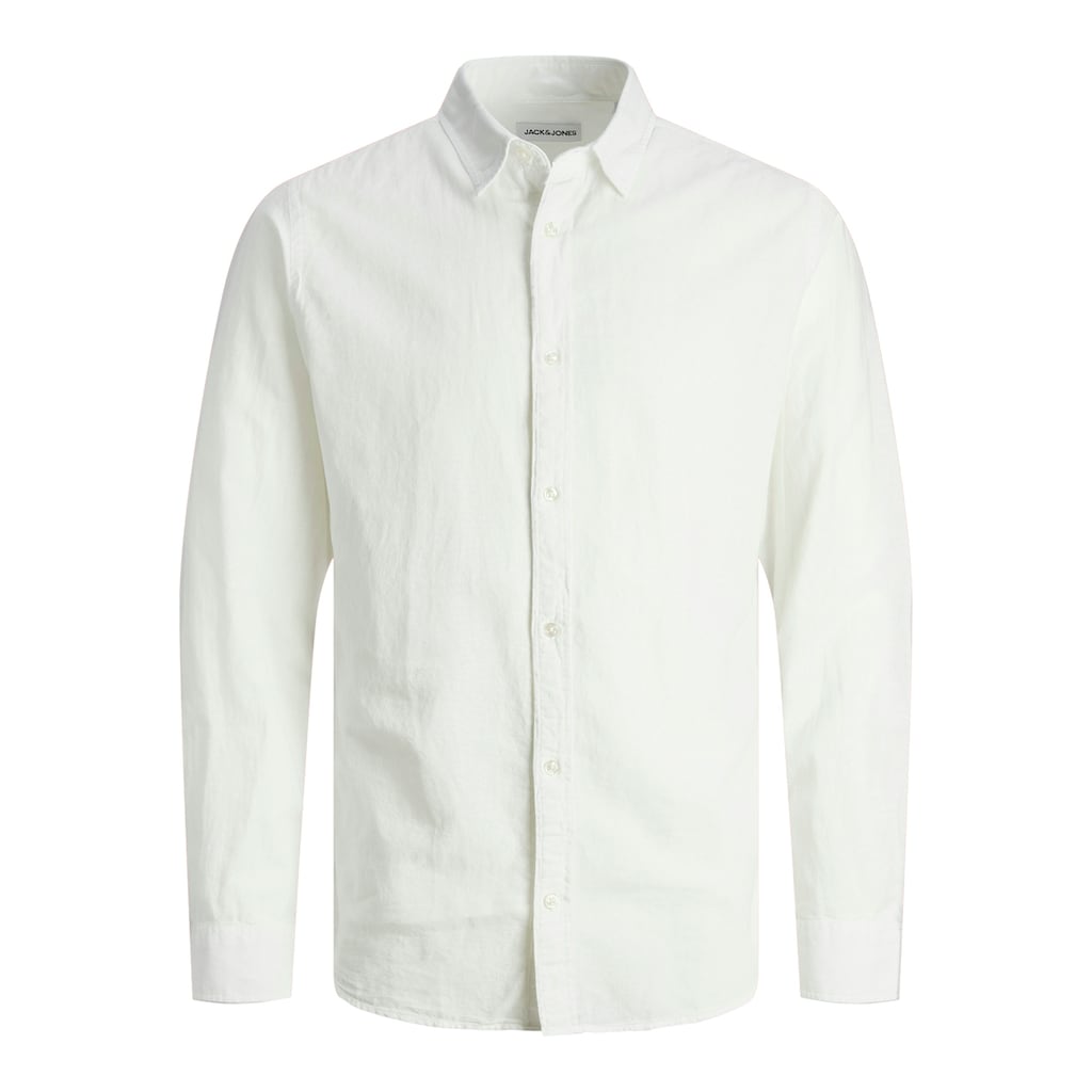 Jack & Jones Junior Langarmhemd »JJELINEN BLEND SHIRT LS SN JNR«