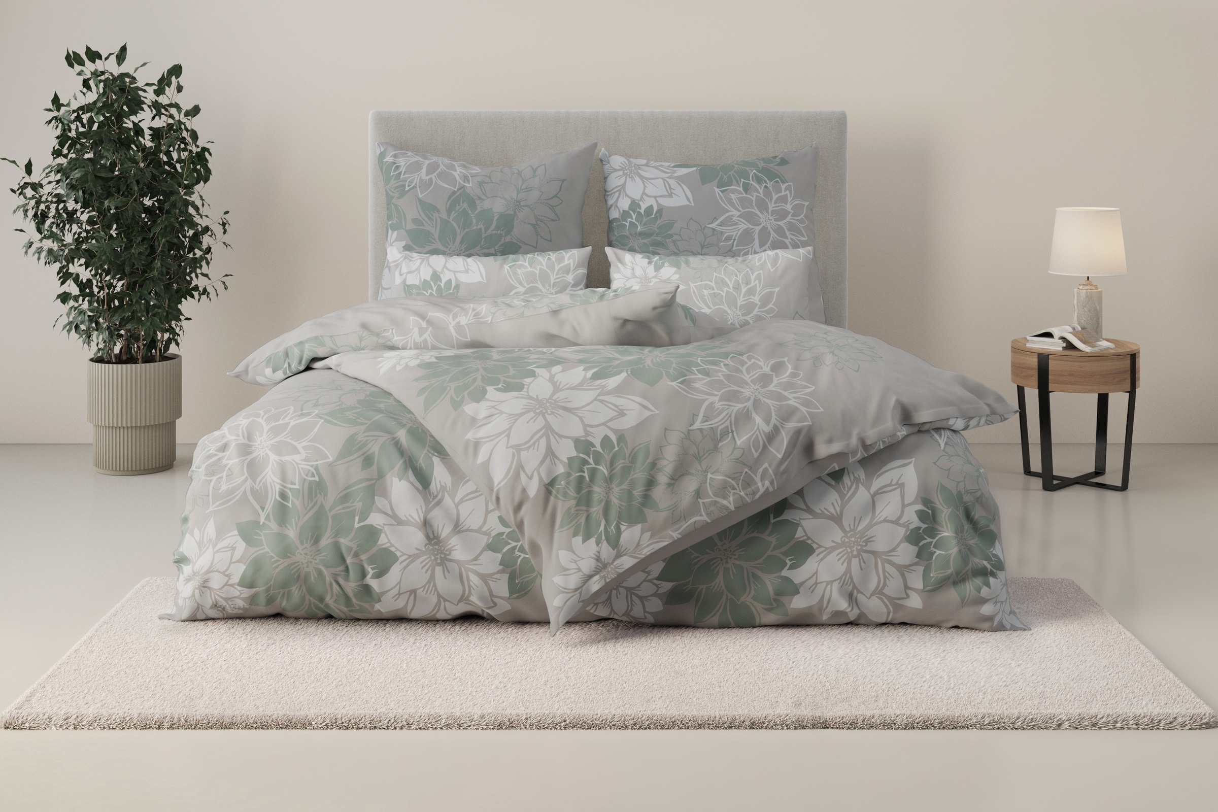 OTTO home Bettwäsche "Susan in Gr. 135x200 oder 155x220 cm" 2 Stk. tlg. in günstig online kaufen