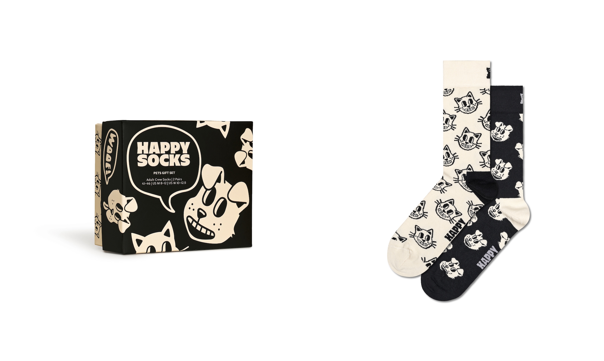 Happy Socks Socken, (2er Pack), mit verspielten Mustern