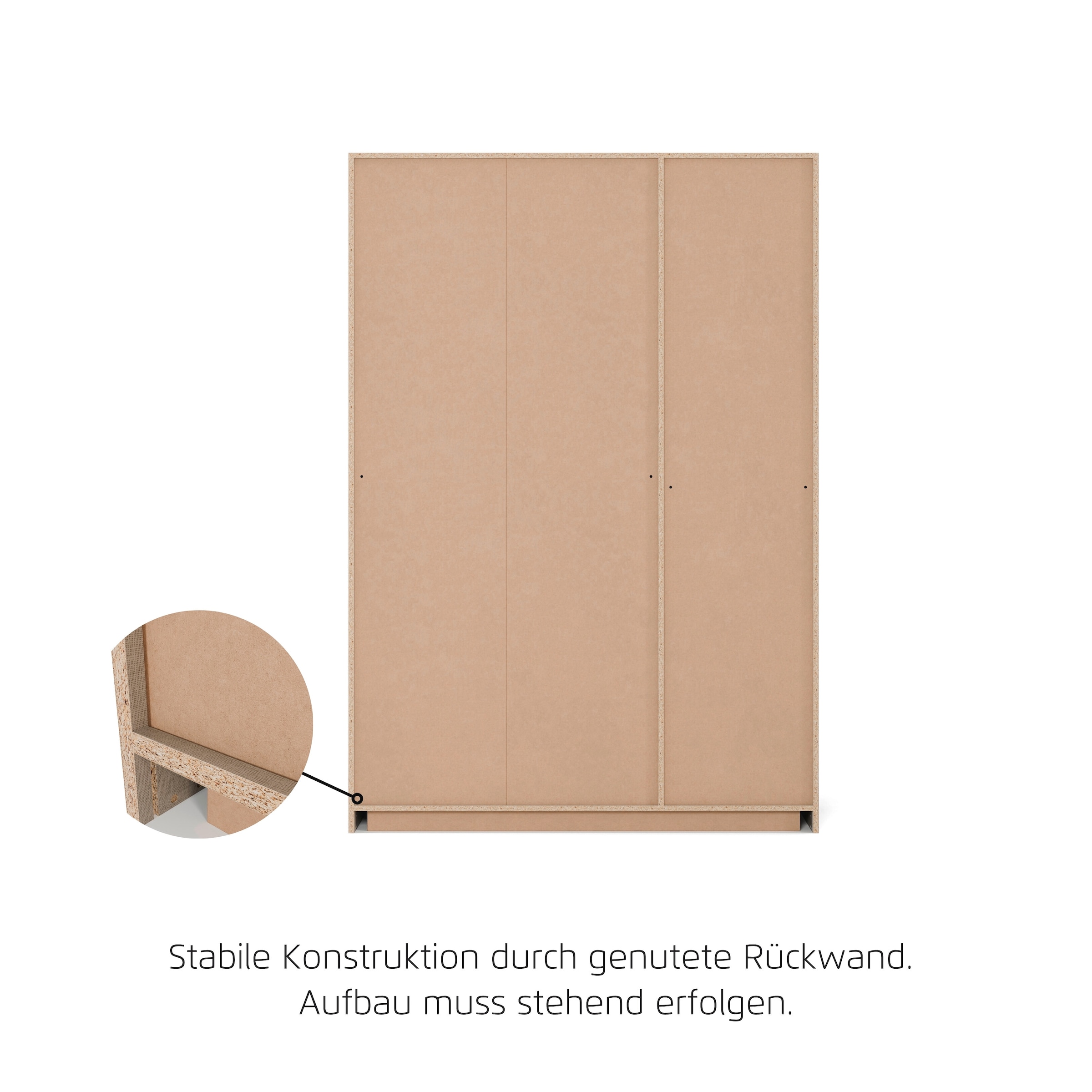 OTTO home Kleiderschrank »Schrank Garderobe ARVEN Breiten 181/226/271cm mit Beleuchtung« 3 verschiedene Ausstattungen BASIC/CLASSIC/PREMIUM (inkl. SOFT-CLOSE),  puristisches Design in Plankenoptik mit Metallgriffen MADE IN GERMANY