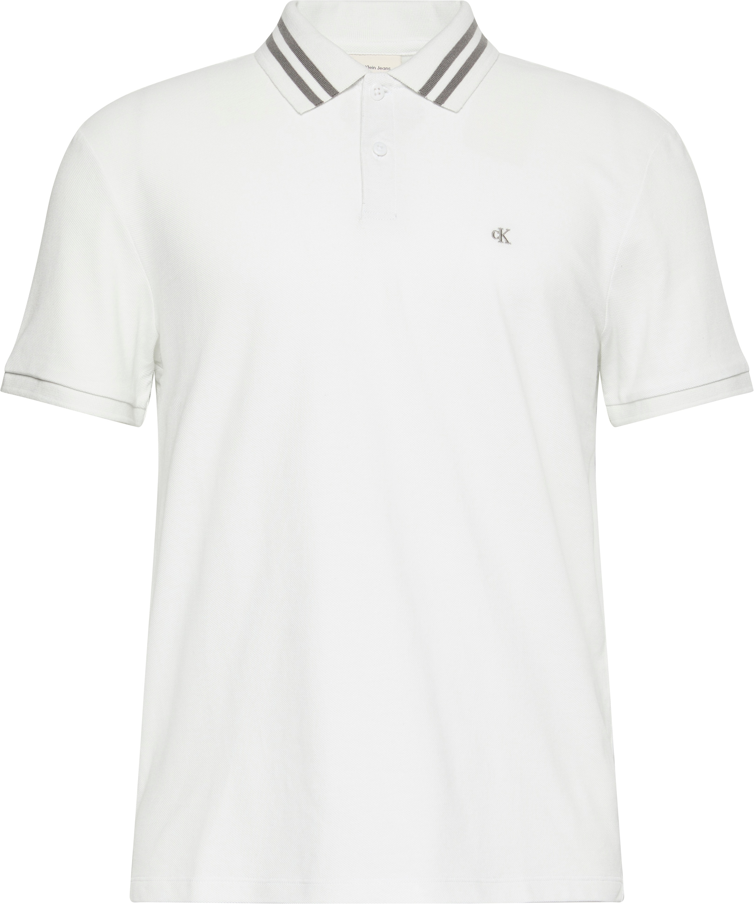 Calvin Klein Jeans Poloshirt »SS CSL PQ CLSSC TPPD«, Mit Rundhalsausschnitt