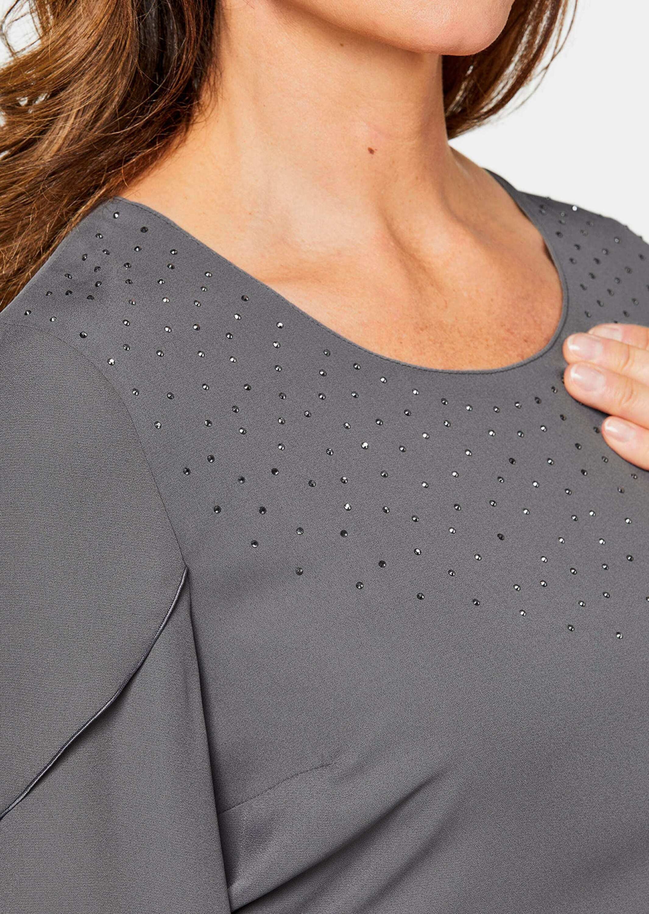 GOLDNER Etuikleid »Kleid Elegant fallendes Stufenkleid«