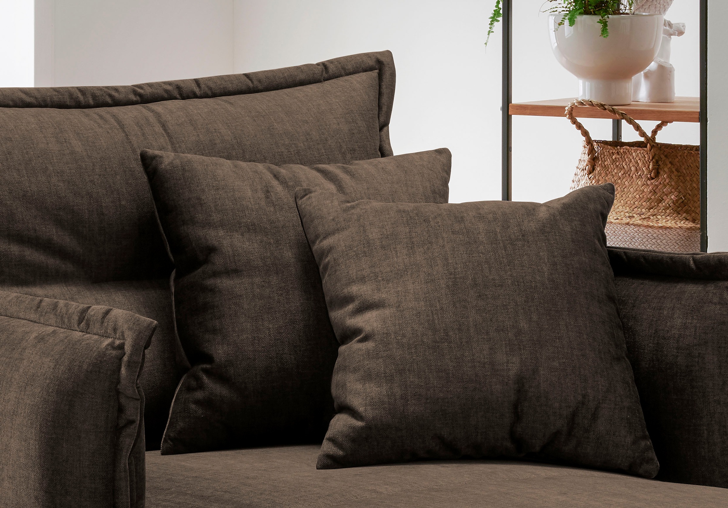 Home affaire Loveseat »Lazio« moderner Sessel mit einer bequemen Polsterung, 2 Stk. Zierkissen