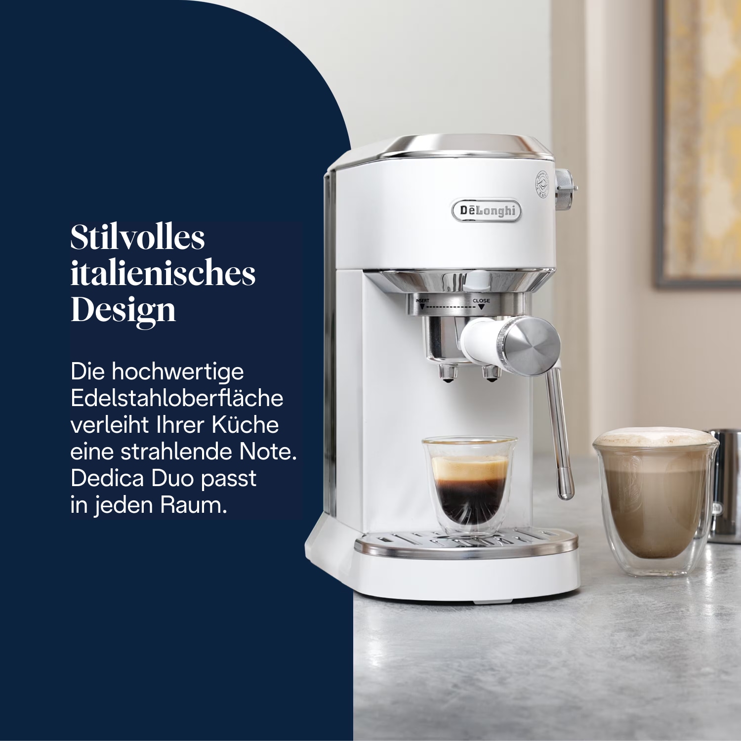 De'Longhi Espressomaschine »DEDICA DUO EC890.WI«