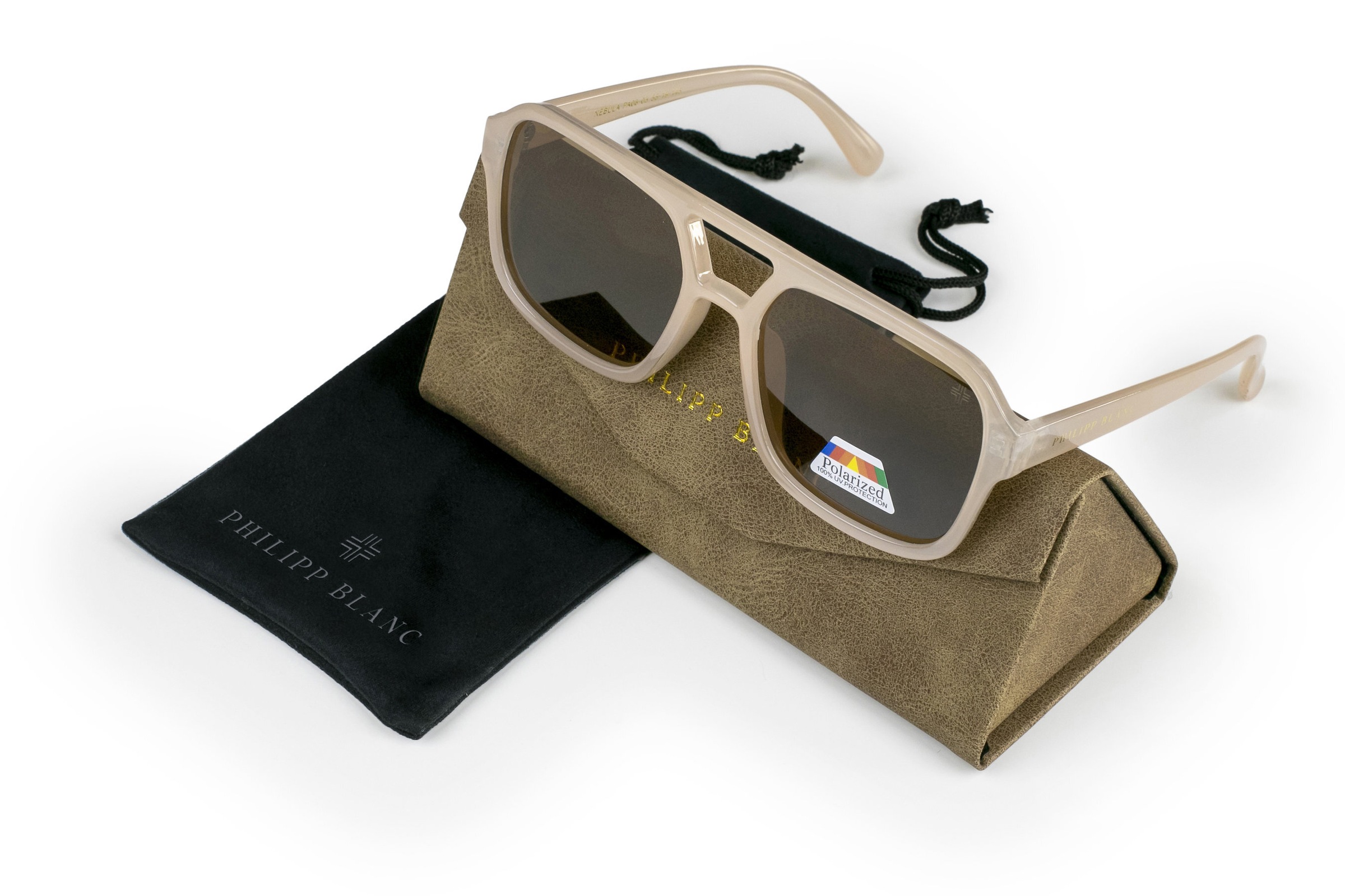 PHILIPP BLANC Sonnenbrille »PA08-03« Glass 0.74MM Polarized Lens UV400，CAT3.0