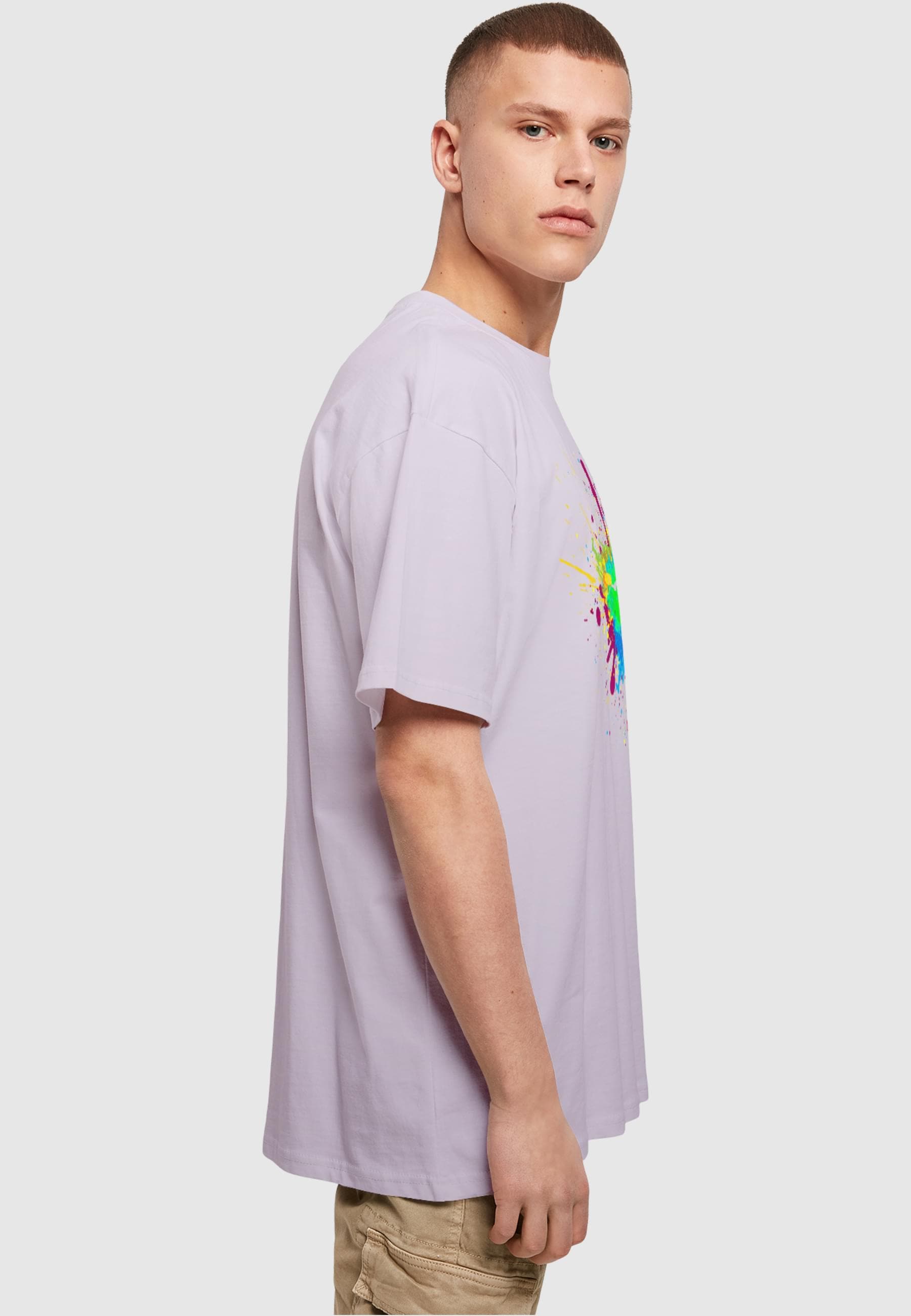 Merchcode T-Shirt »Merchcode Herren Color Splash Player Heavy Oversized Tee«, (1 tlg.)