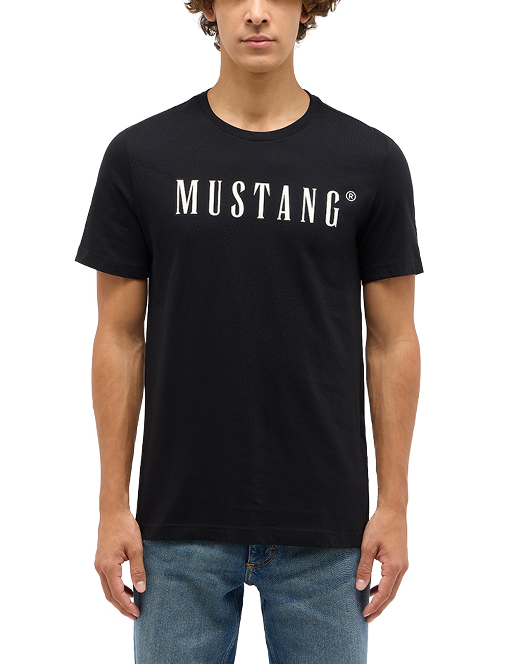 MUSTANG T-Shirt "Austin" mit Logo Print günstig online kaufen
