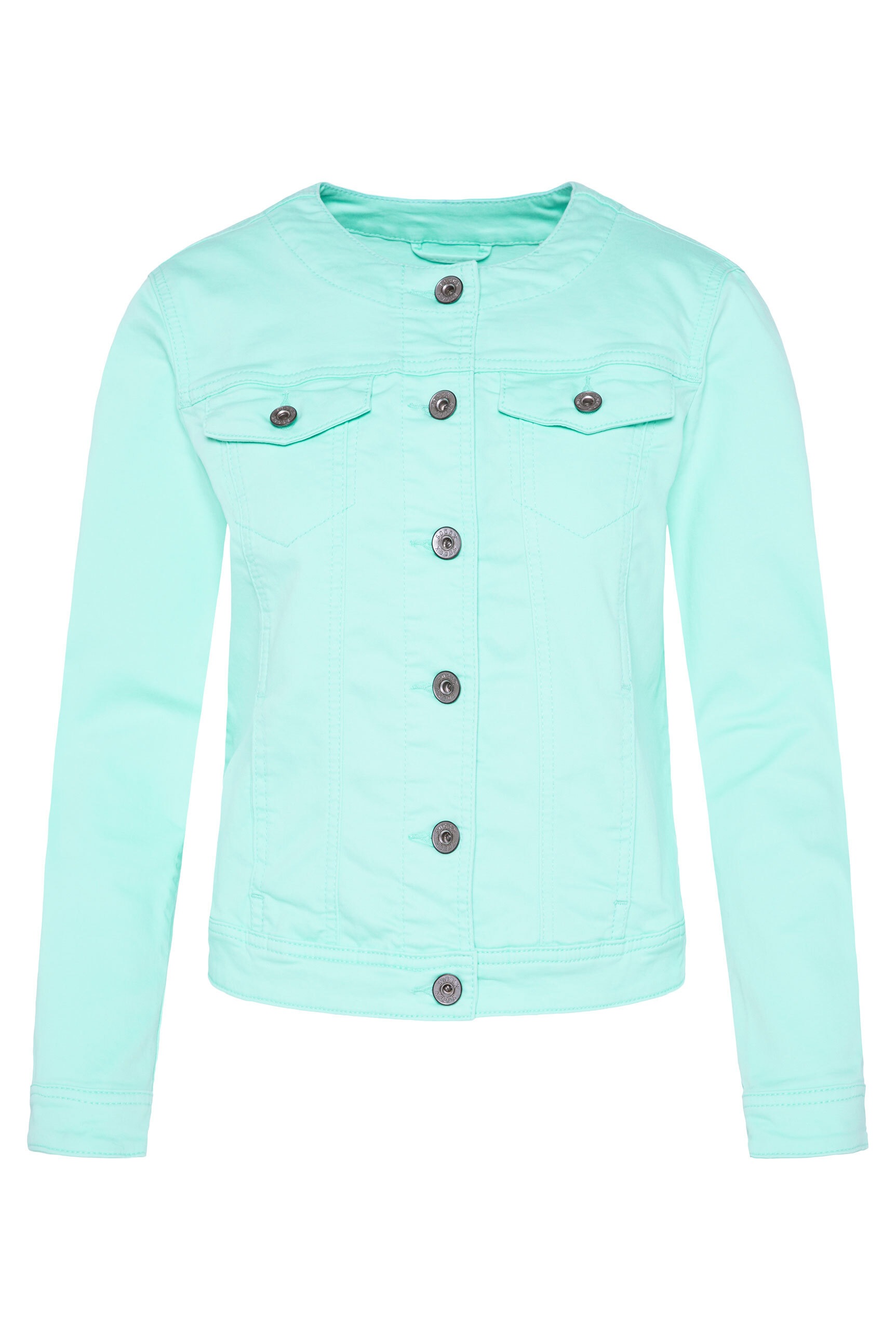 SOCCX Jeansjacke, ohne Kapuze, mit Brusttaschen