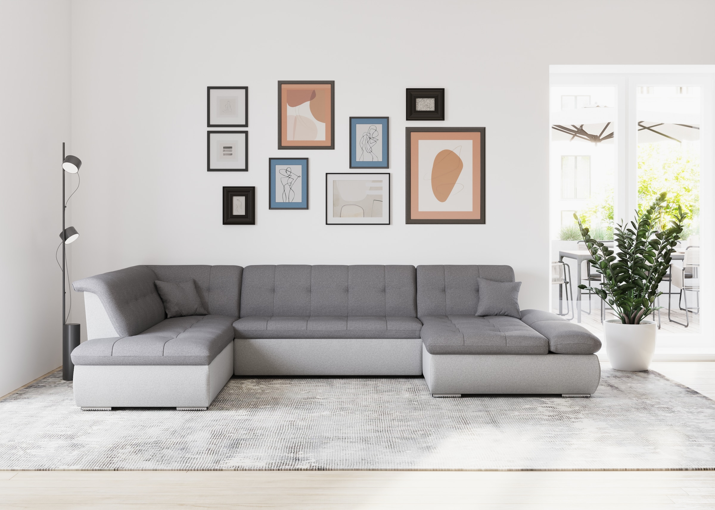 DOMO collection Sofa »Moric U-Form auch in Cord« im XX...
