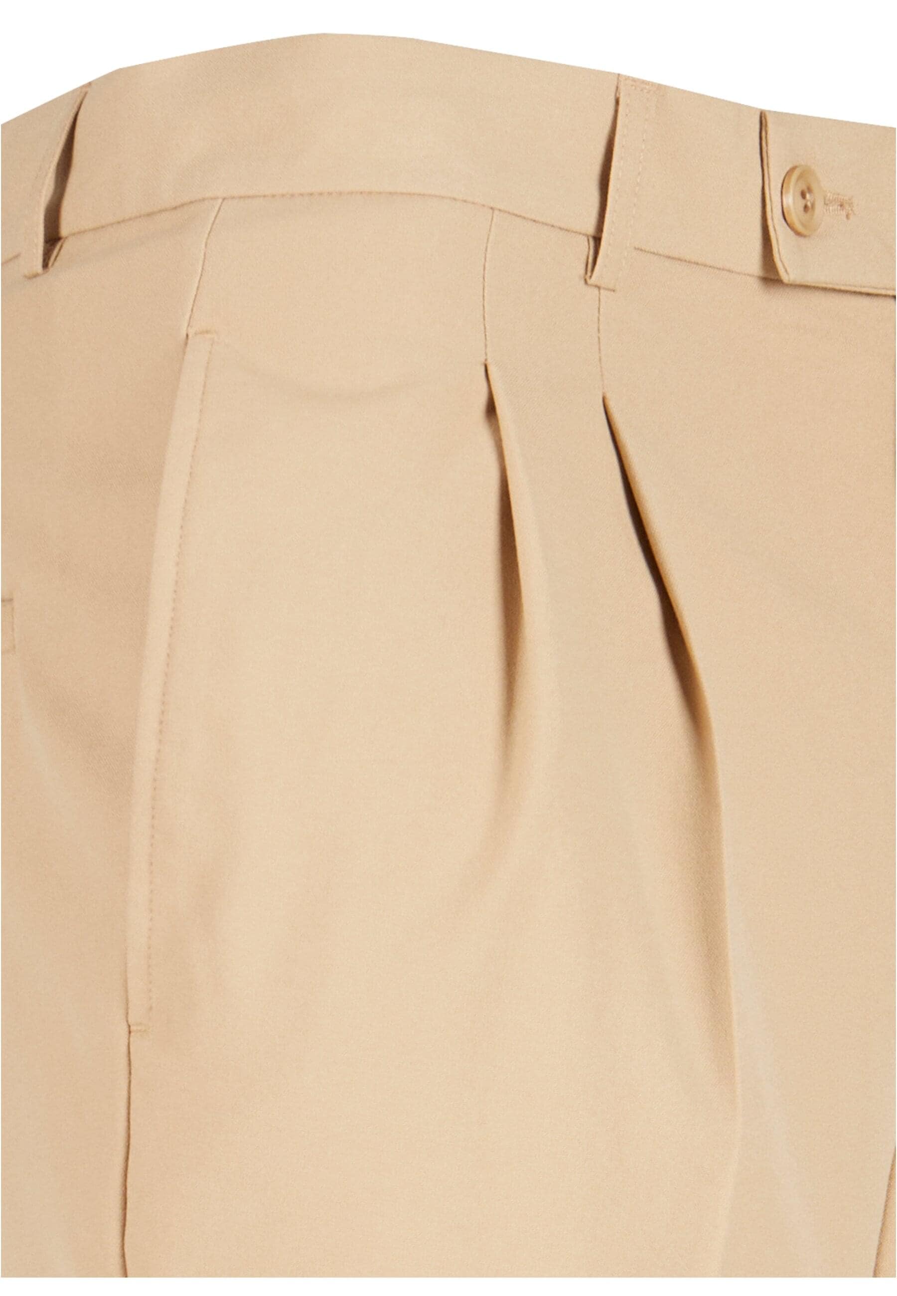 URBAN CLASSICS Stoffhose »Urban Classics Herren Double Pleated Pants«, (1 tlg.)