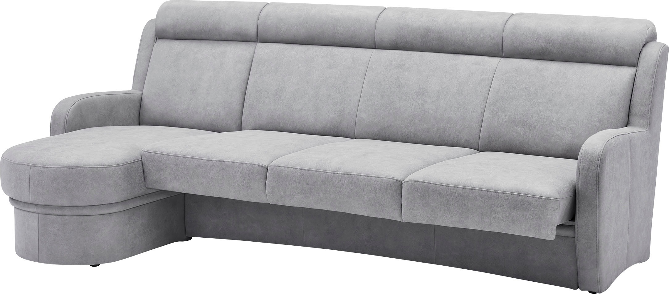 VILLA BECK Ecksofa »Varese L-Form«, (2 St.), Kopfteilverstellung, wahlweise mit Sitzvorzug, in Sitzhöhe 49 cm