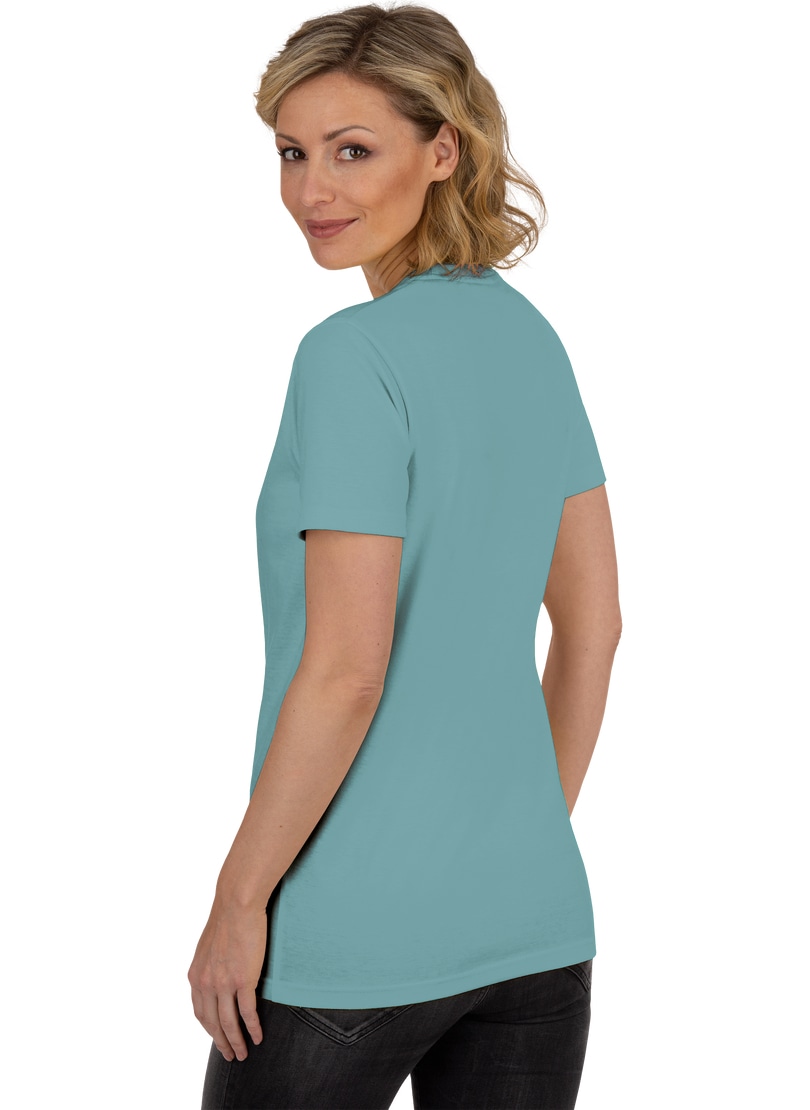 Trigema T-Shirt »TRIGEMA Slim Fit T-Shirt aus DELUXE Baumwolle« online  bestellen | BAUR