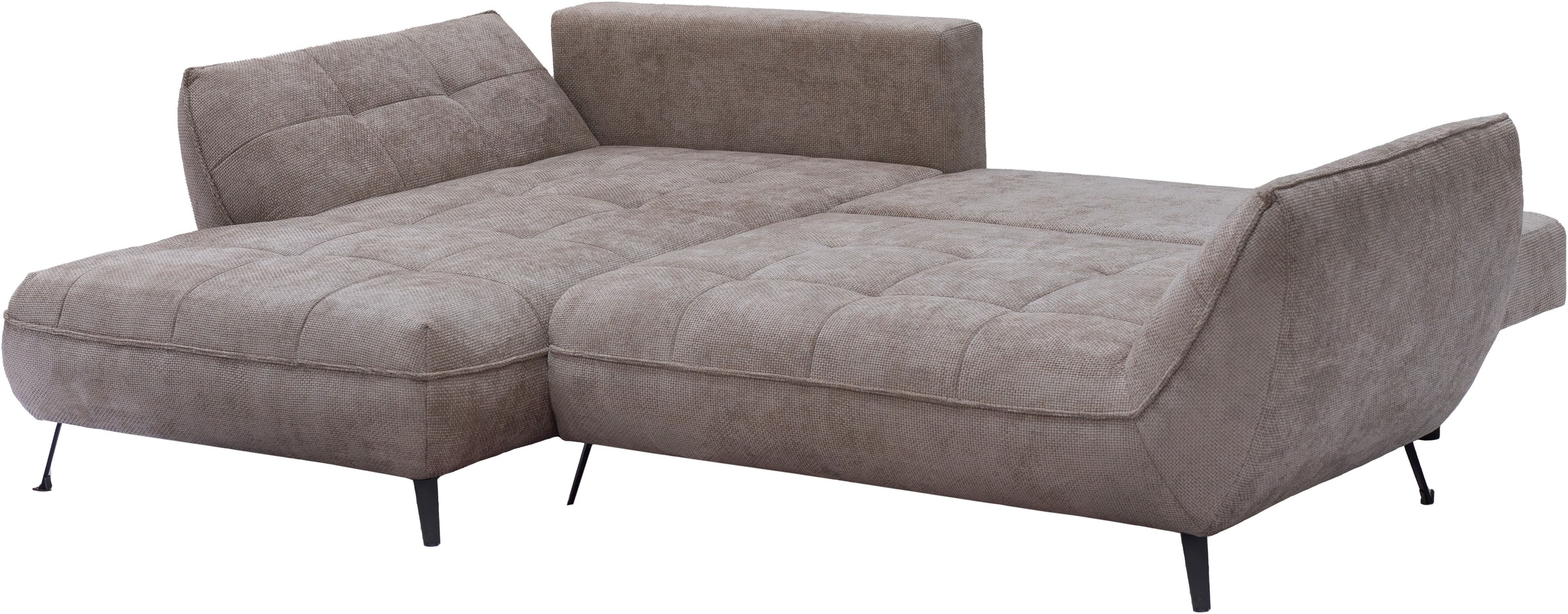 exxpo - sofa fashion Ecksofa »Samoa, bequem und modern, mit Easy-Lift-Bettfunktion, L-Form«, Ecksofa Samoa, inkl. Bettfunktion, Bettkasten und Rückenkissen