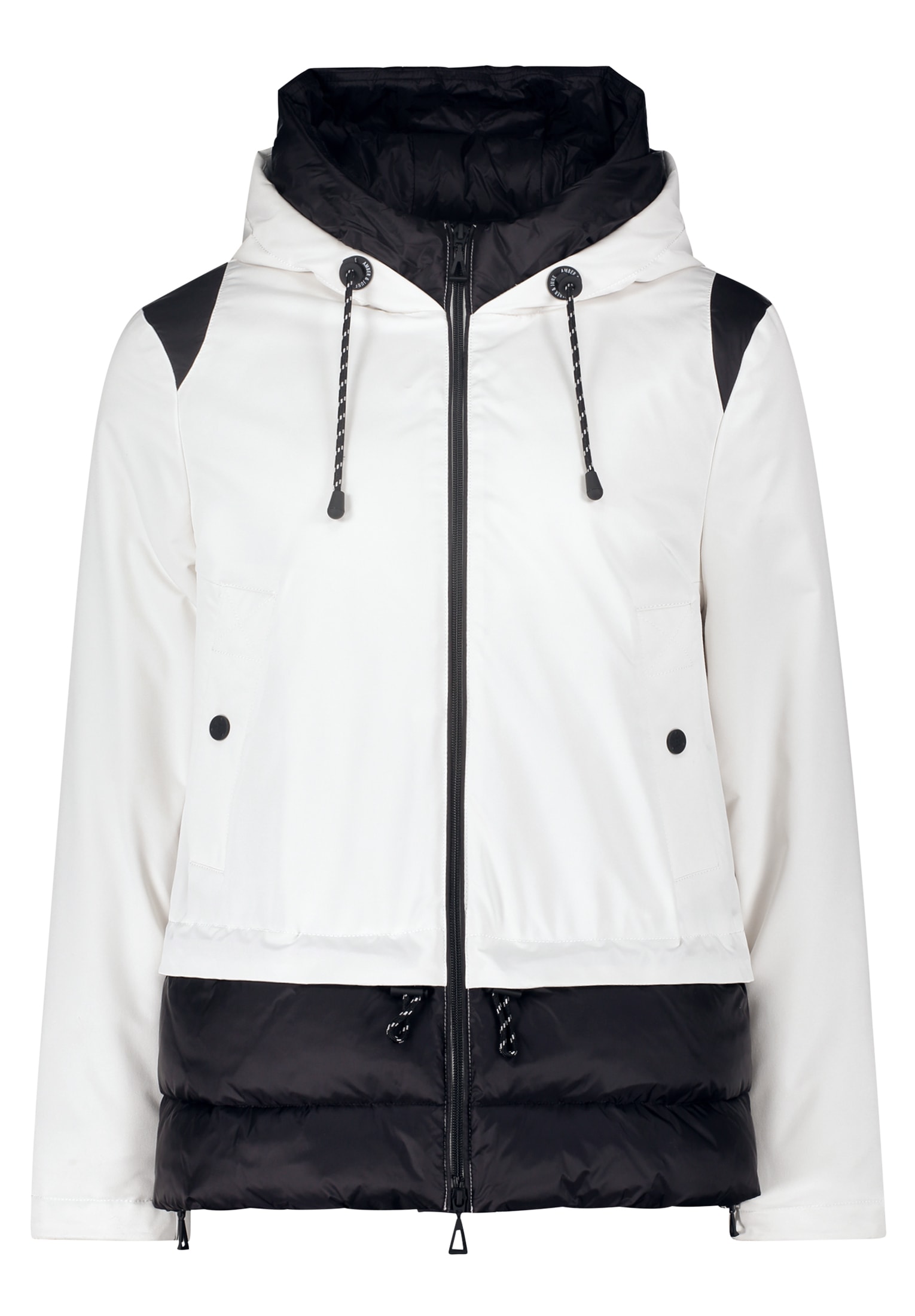 Amber & June Winterjacke »Amber & June Damen Winterjacke mit Kapuze«, mit Kapuze