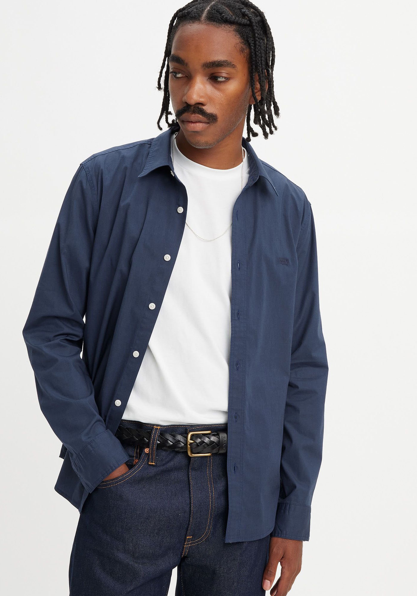 Levis "BATTERY HM SHIRT SLIM" mit Logobadge günstig online kaufen
