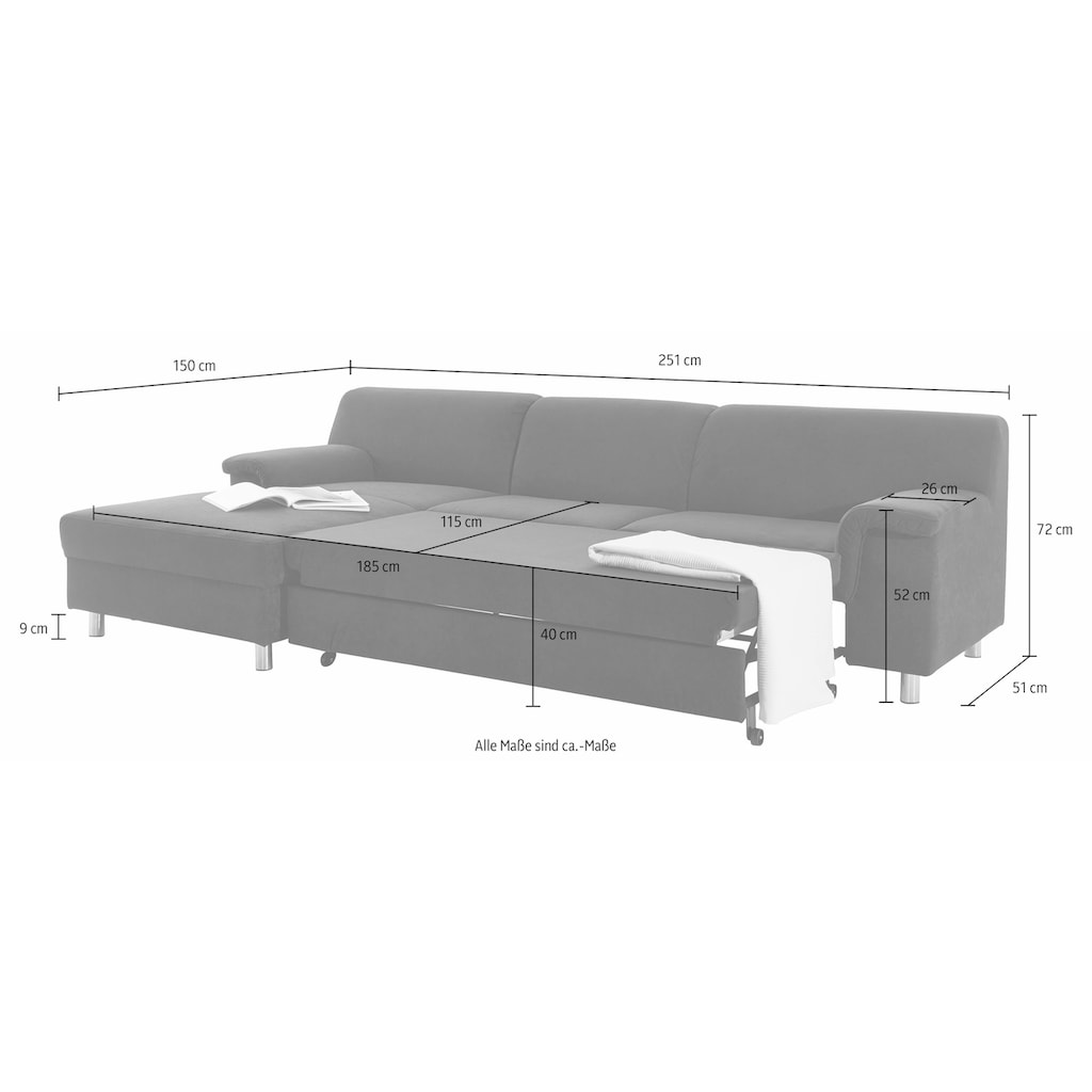 INOSIGN Ecksofa »L-Form«