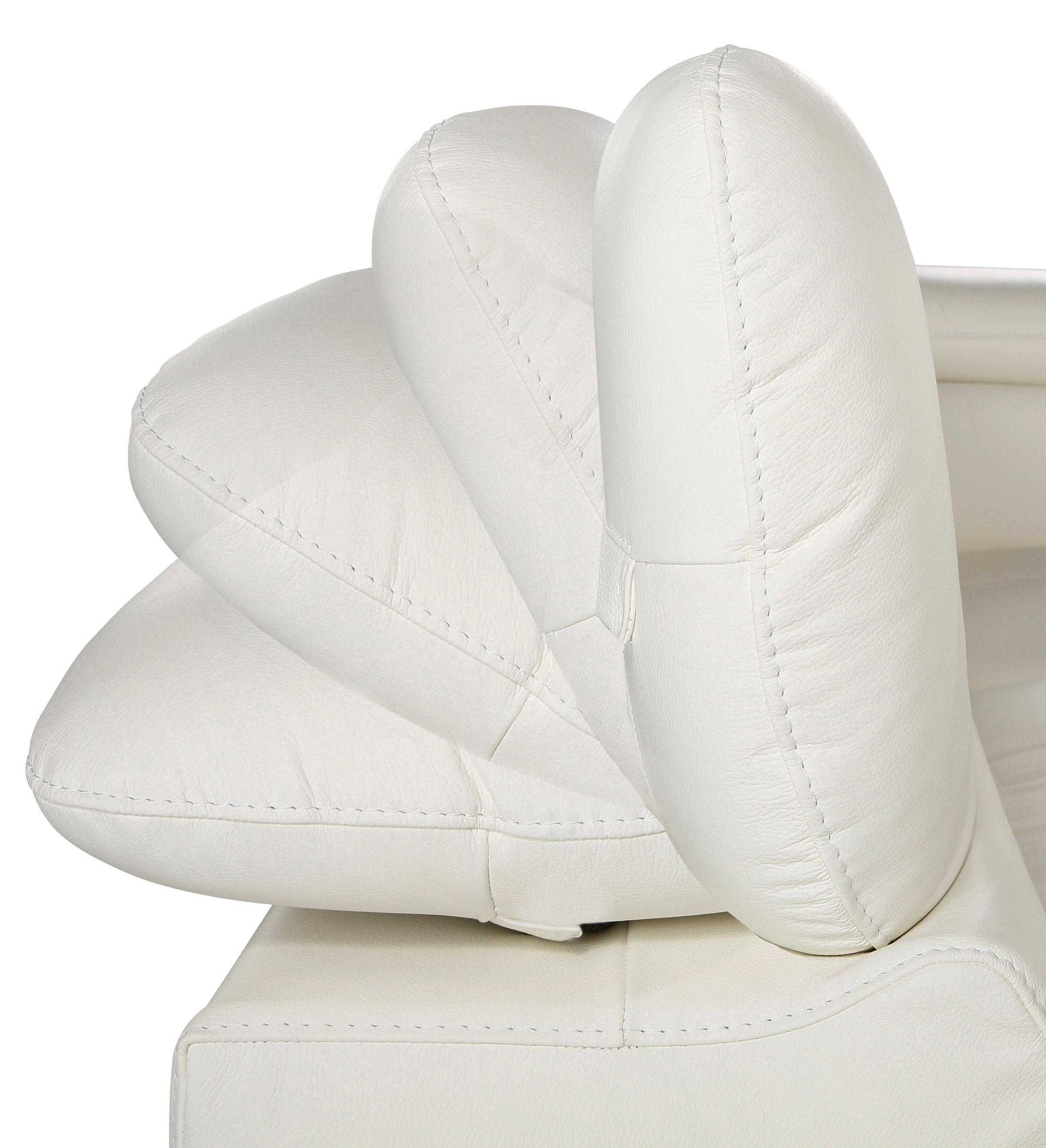 COTTA Ecksofa »Chef L-Form«, mit Kopfteilverstellung, edle Metallkufen, wahlweise mit Bettfunktion