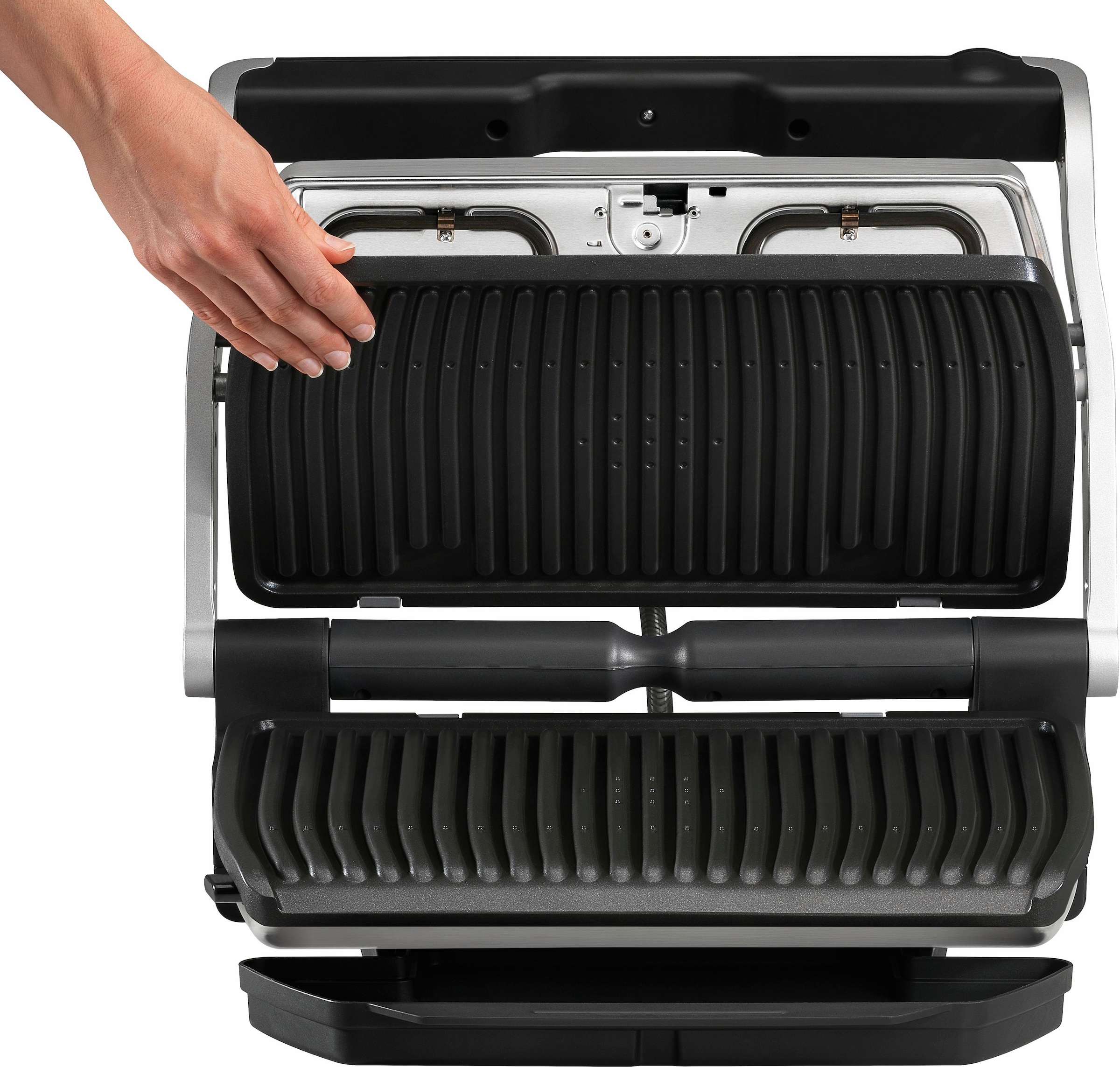 Tefal Kontaktgrill »GC722D OptiGrill+ XL«, 2180 W, XL-Grillfläche, automatische Anzeige des Garzustands