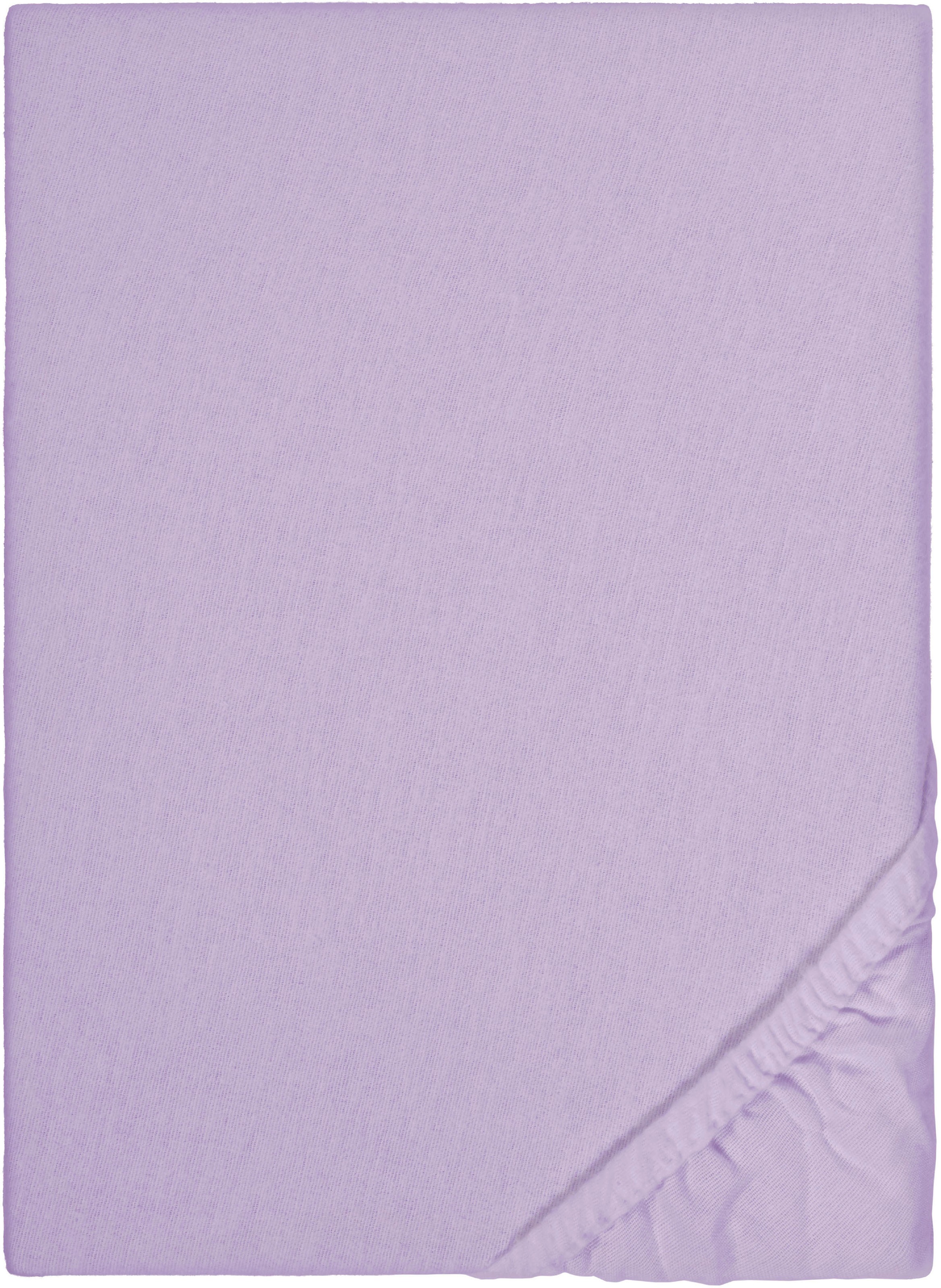 Biberna Spannbettlaken »Biber in Gr. 90x200, 140x200 oder 180x200 cm«, aus Baumwolle, für Matratzen bis 22 cm Höhe, Winter, Bettlaken
