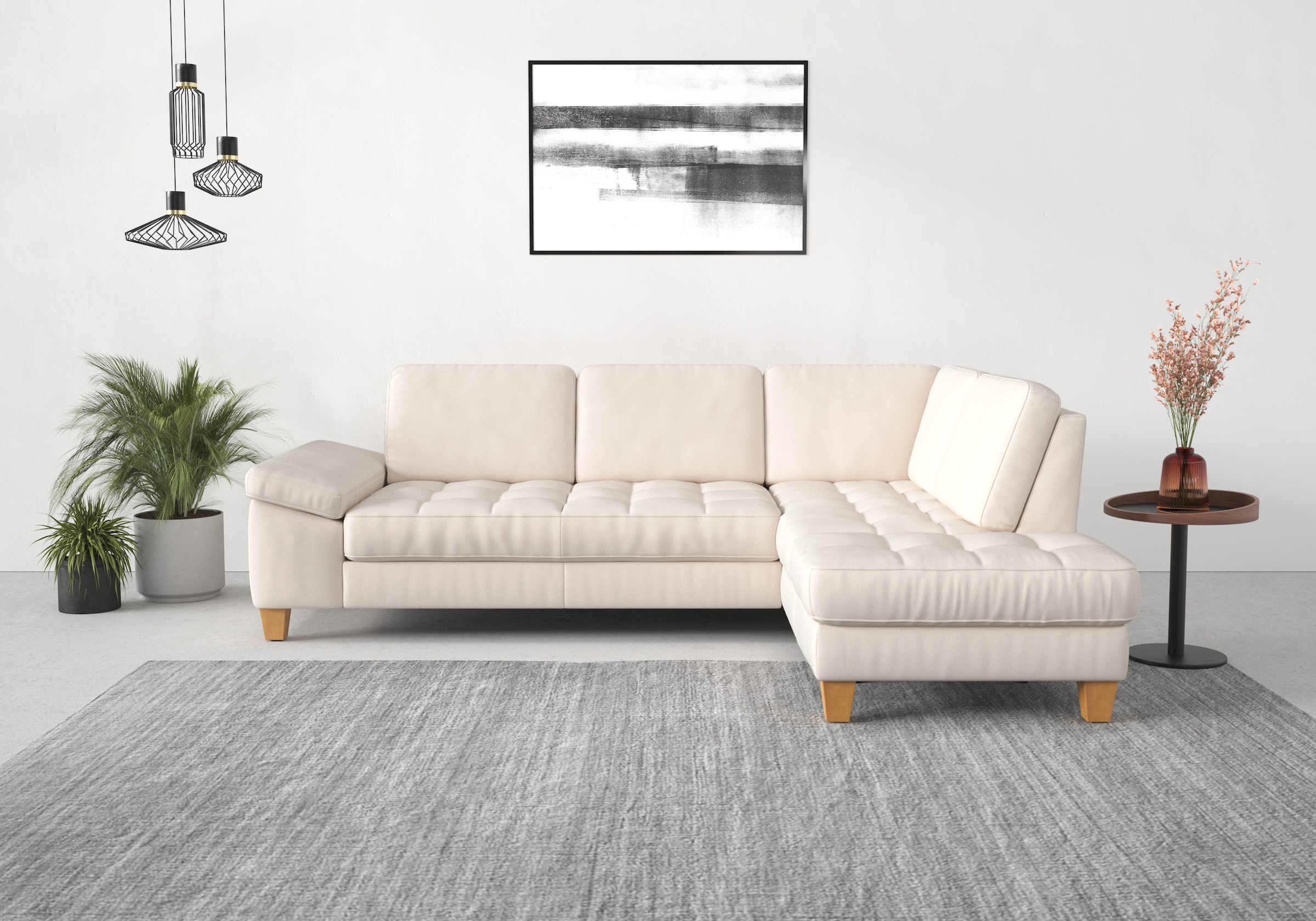 sit&more Ecksofa "Westham L-Form" mit Ottomane, mit oder ohne Schlaffunktion, Bettkasten, Verstellung