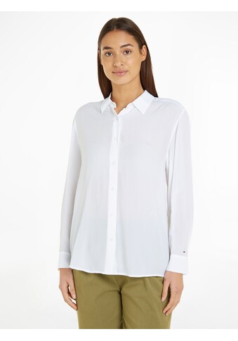 Hemdbluse »FLUID VIS CREPE REGULAR SHIRT LS«