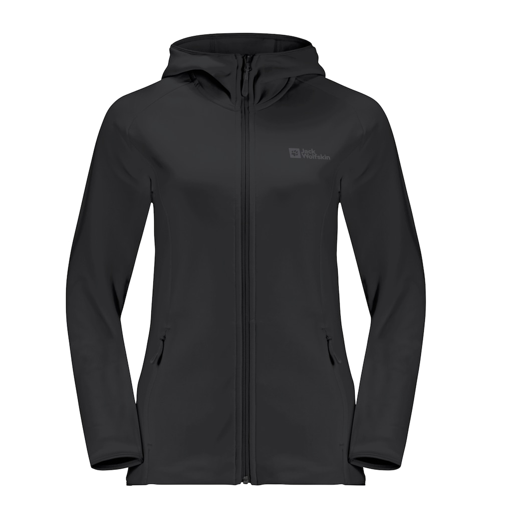 Jack Wolfskin Fleecejacke »BAISELBERG HOODED FZ W«, mit Kapuze