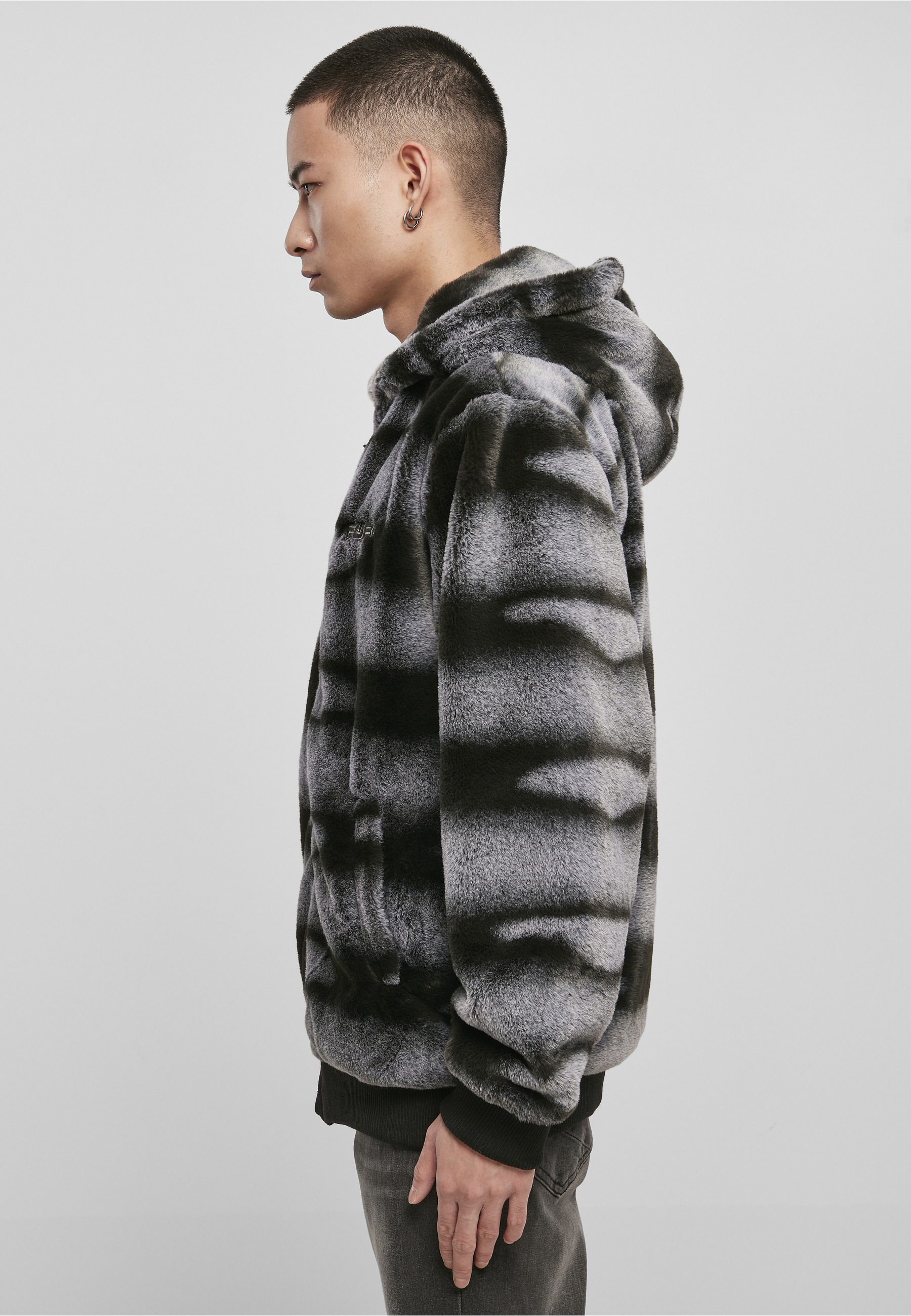 Fubu Funktionsmantel »Fubu Herren FM224-041-1 Corporate Fur Jacket«