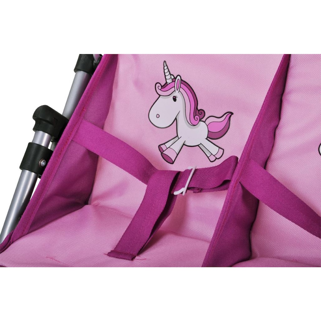 Knorrtoys® Puppen-Zwillingsbuggy »Duo - UMA. Das Einhorn«