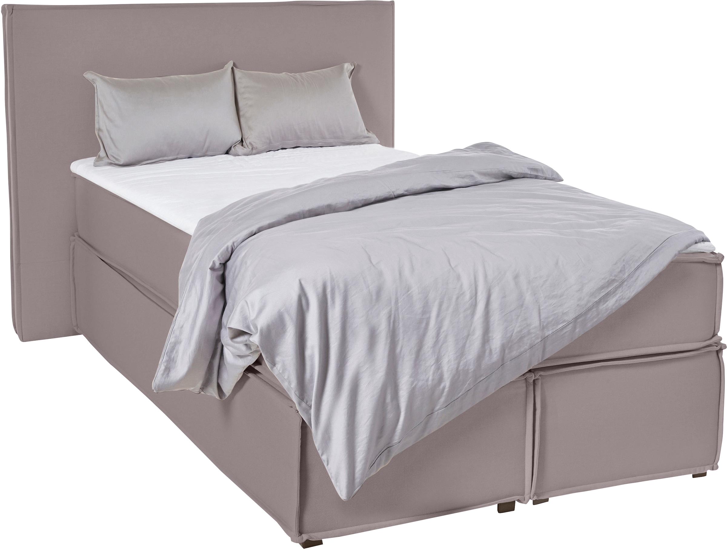 LeGer Home by Lena Gercke Boxspringbett "Yuma" incl. Topper, in 4 Breiten, 3 Matratzenarten und je 2 Härtegraden