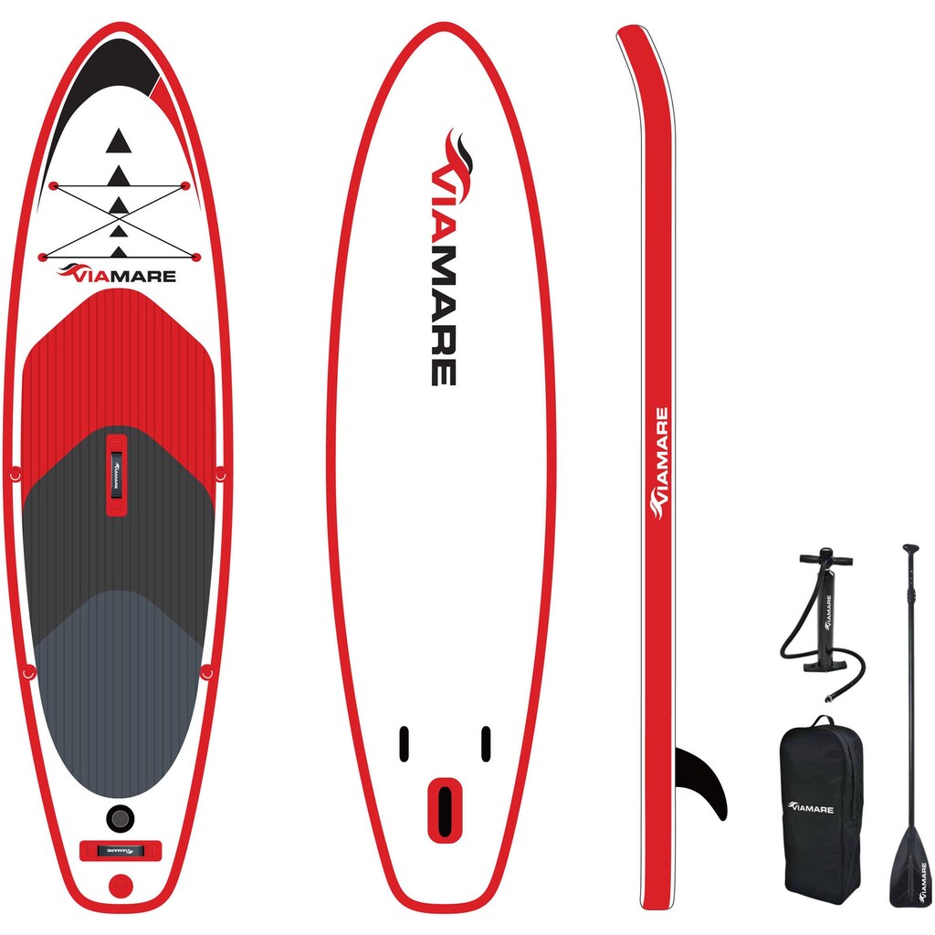 VIAMARE Inflatable SUP-Board »SUP Set VIAMARE 300 S rot«