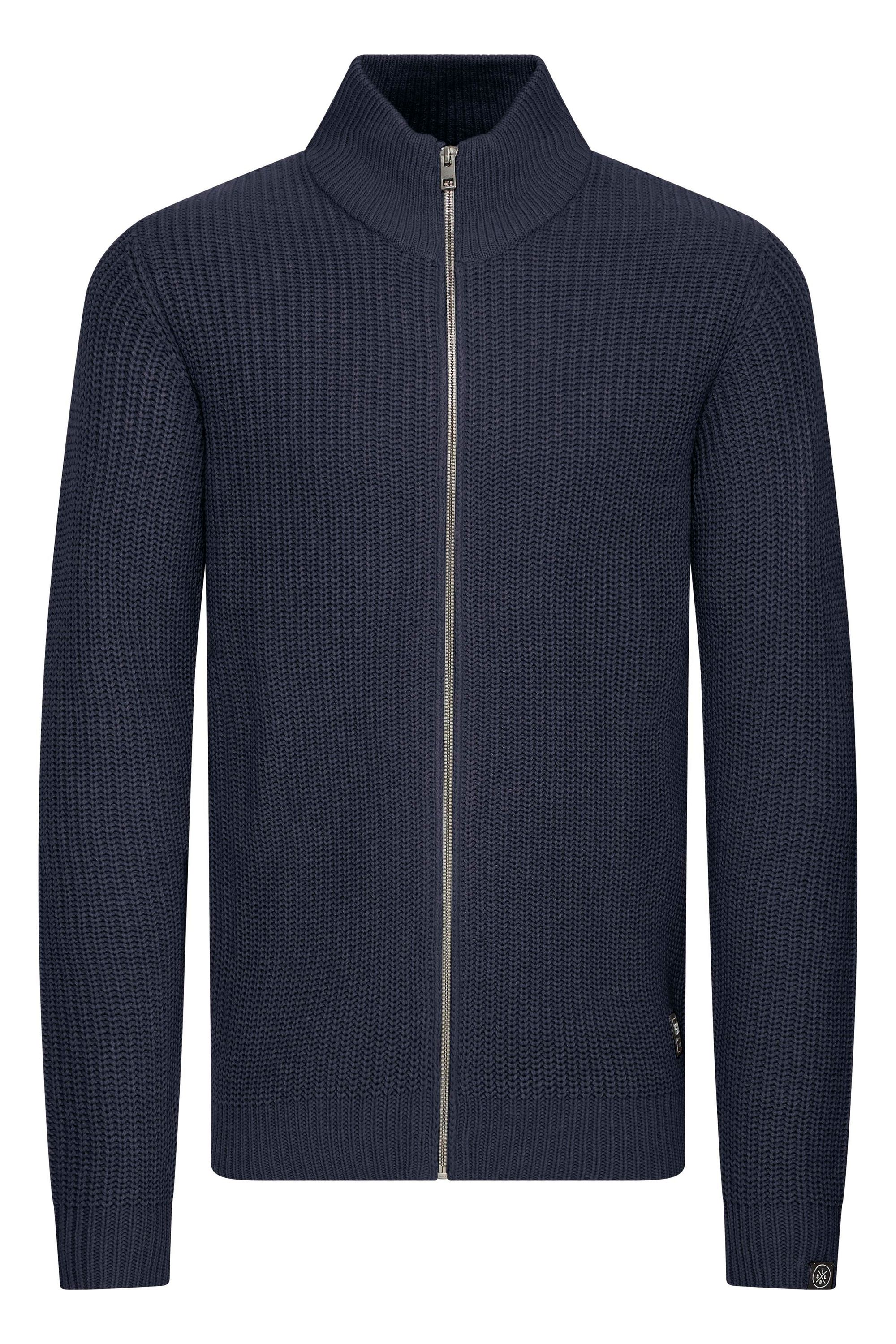 SOLID Herren Strickjacke "Trainingsjacke SDARNO"insignia blau, Gr. XXL, Obermaterial: 100% Polyacryl PAN., Strickjacken