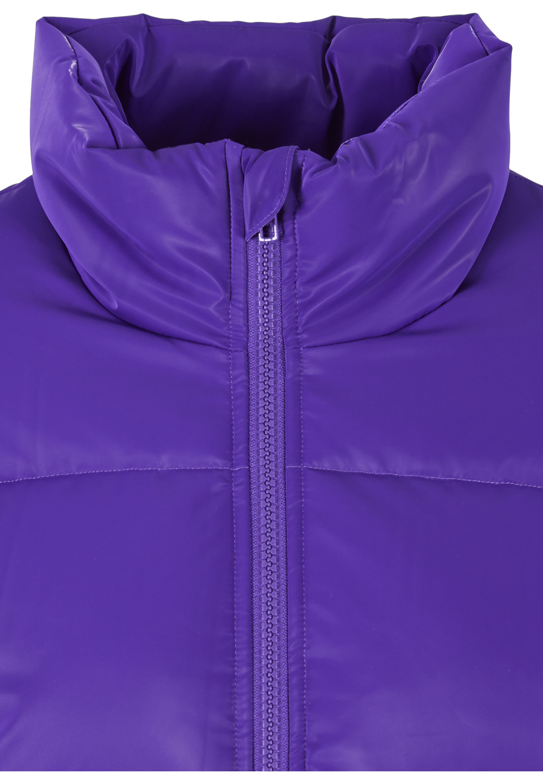 Thumbnail - URBAN CLASSICS Winterjacke "Urban Classics Damen Ladies Shark Skin Puffer Jacket" 1 Stk. tlg. ohne Kapuze