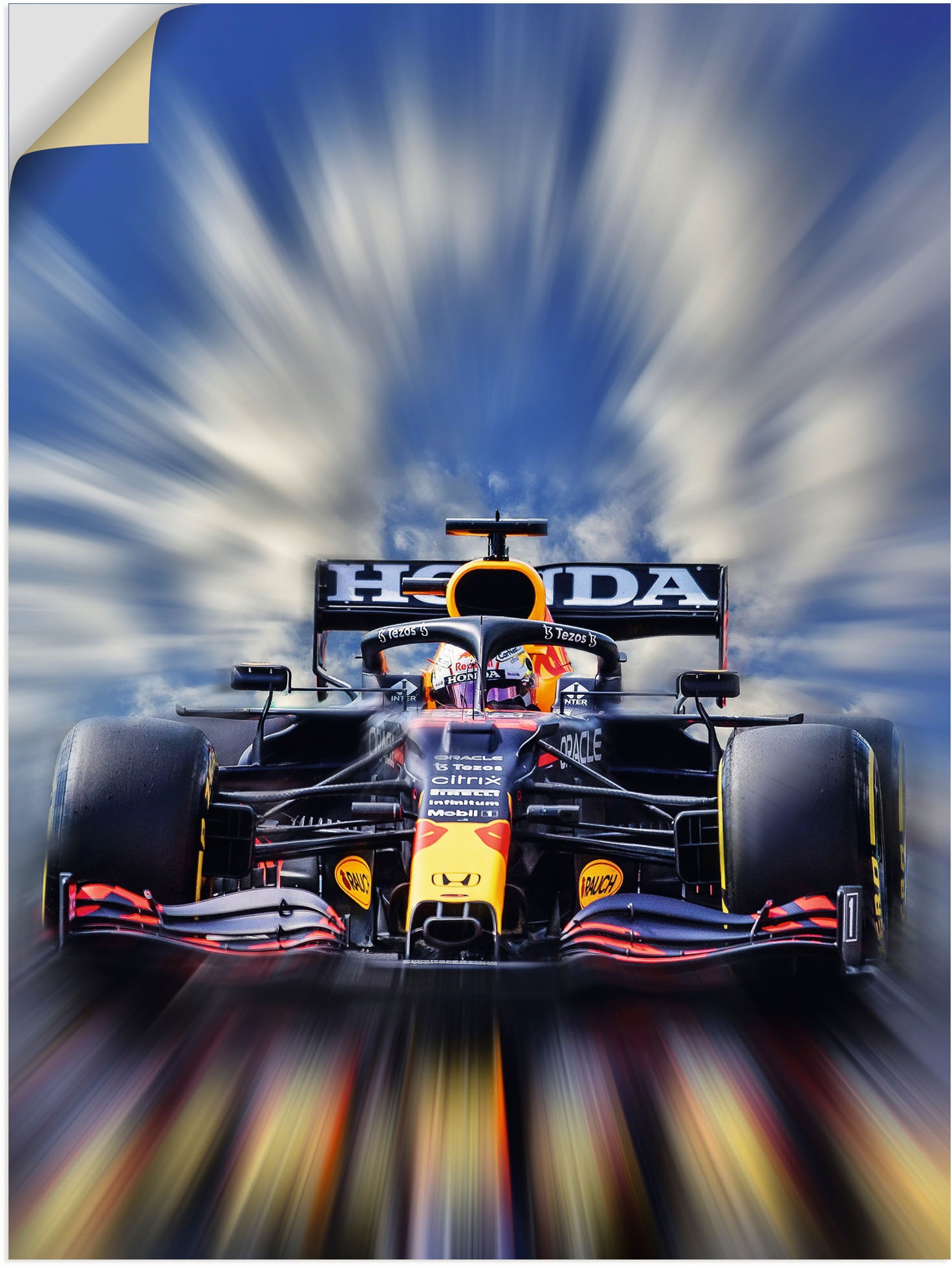 Artland Wandbild "Max Verstappen - Weltmeister der Formel1", Auto, (1 St.), günstig online kaufen