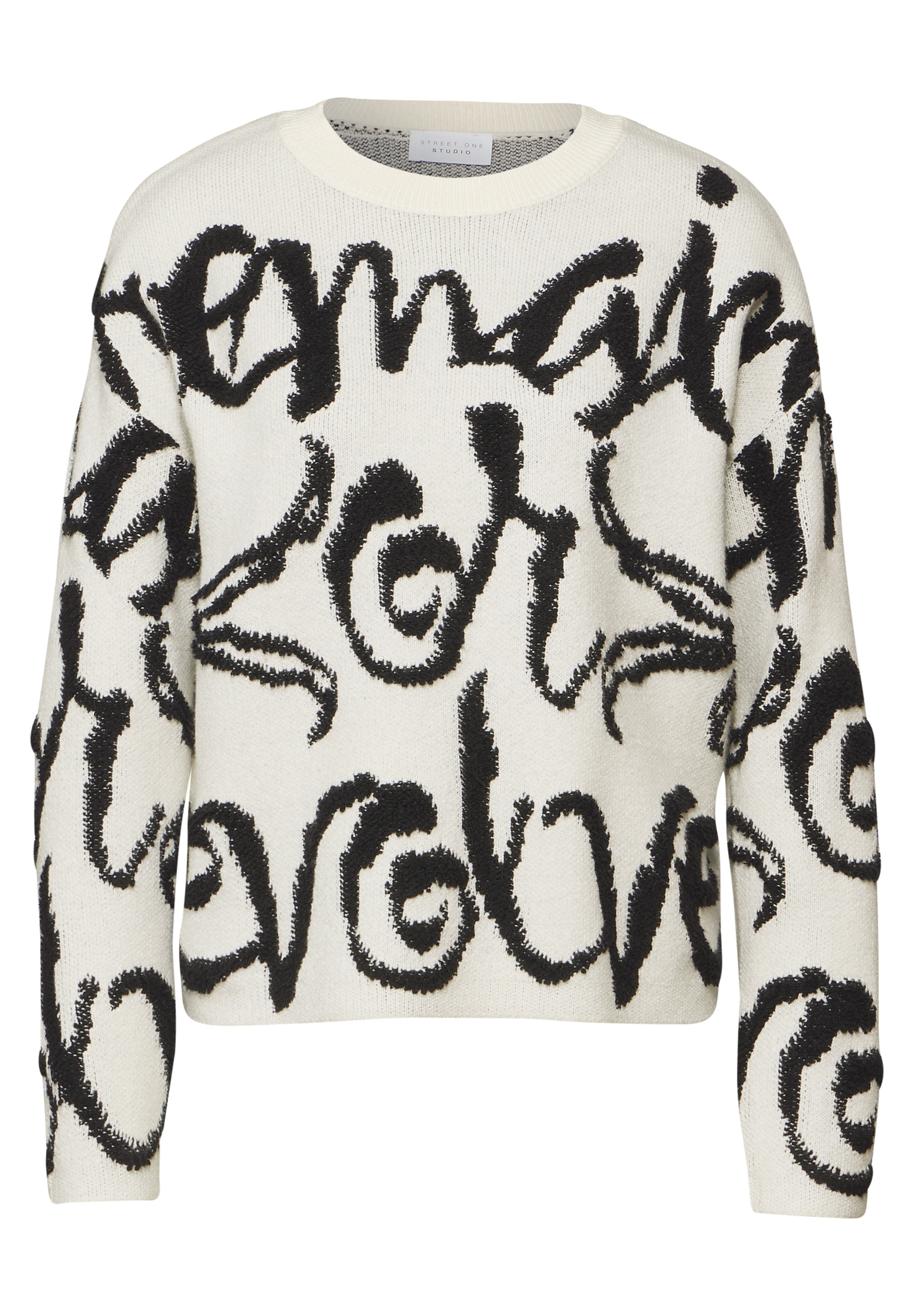 Street One Studio Knit Sweater Women White 46 3