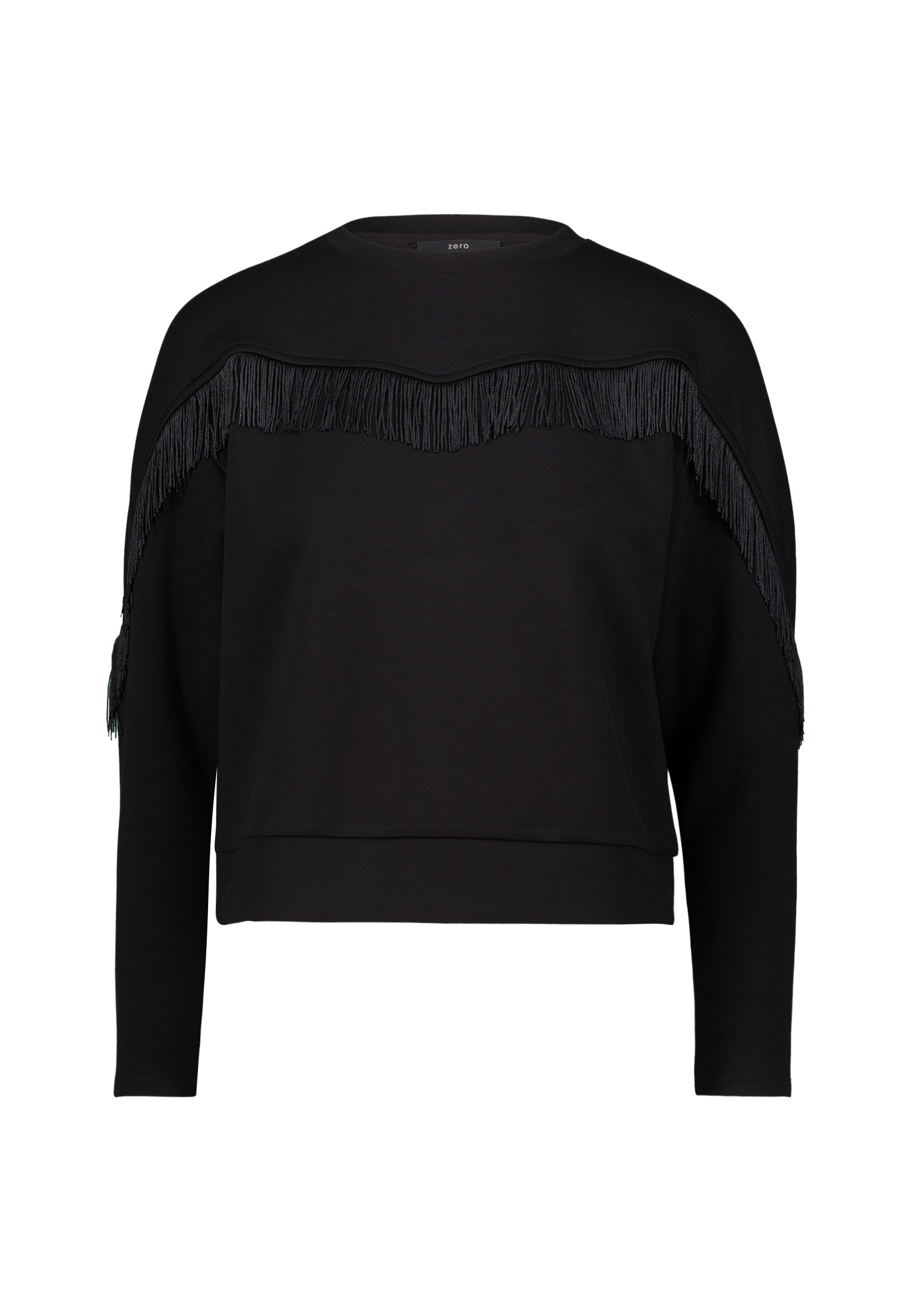 Zero Sweatshirt "zero Sweatshirt mit Fransen", Fransen günstig online kaufen