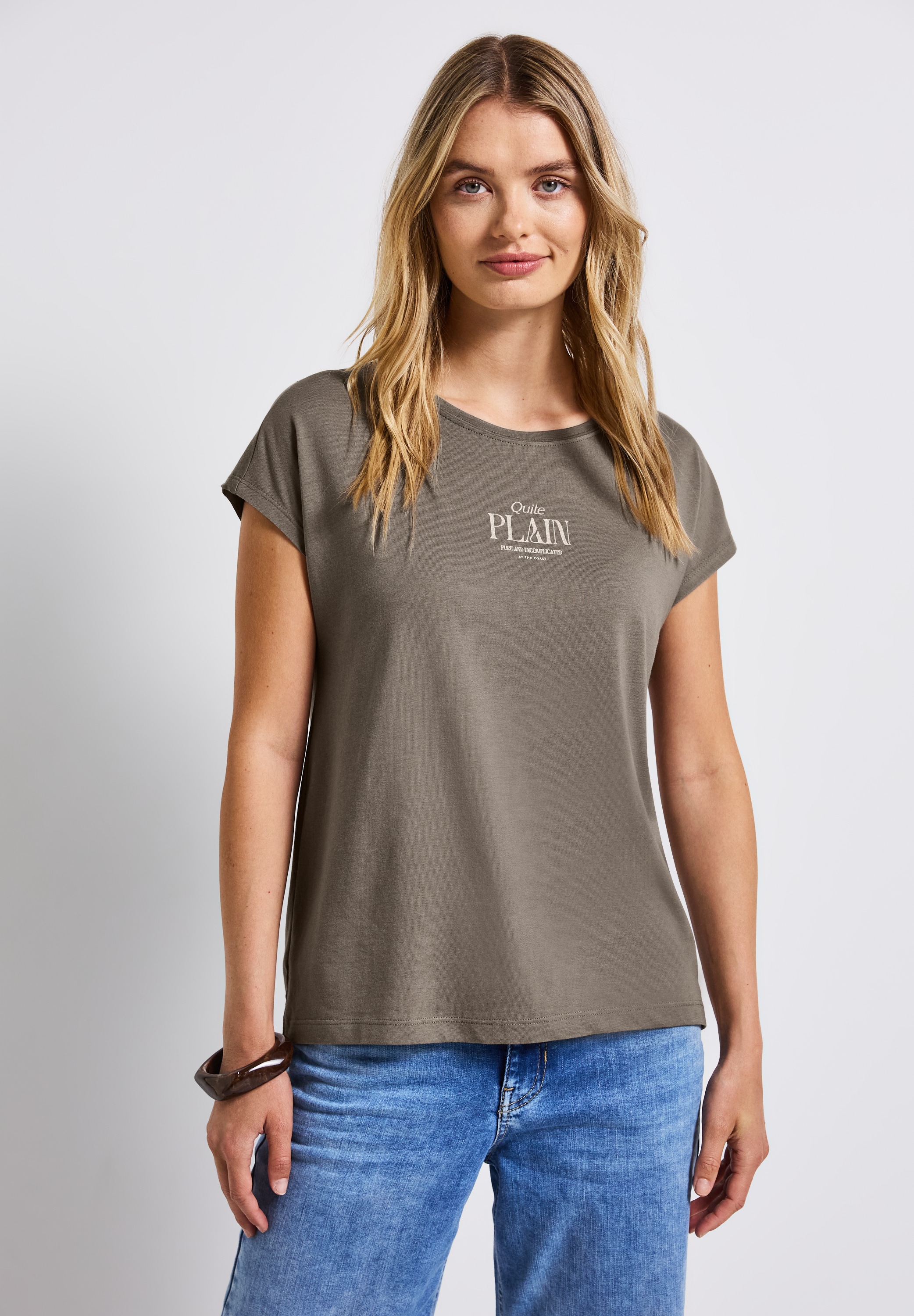 STREET ONE T-Shirt, im soften Baumwoll-Mix günstig online kaufen