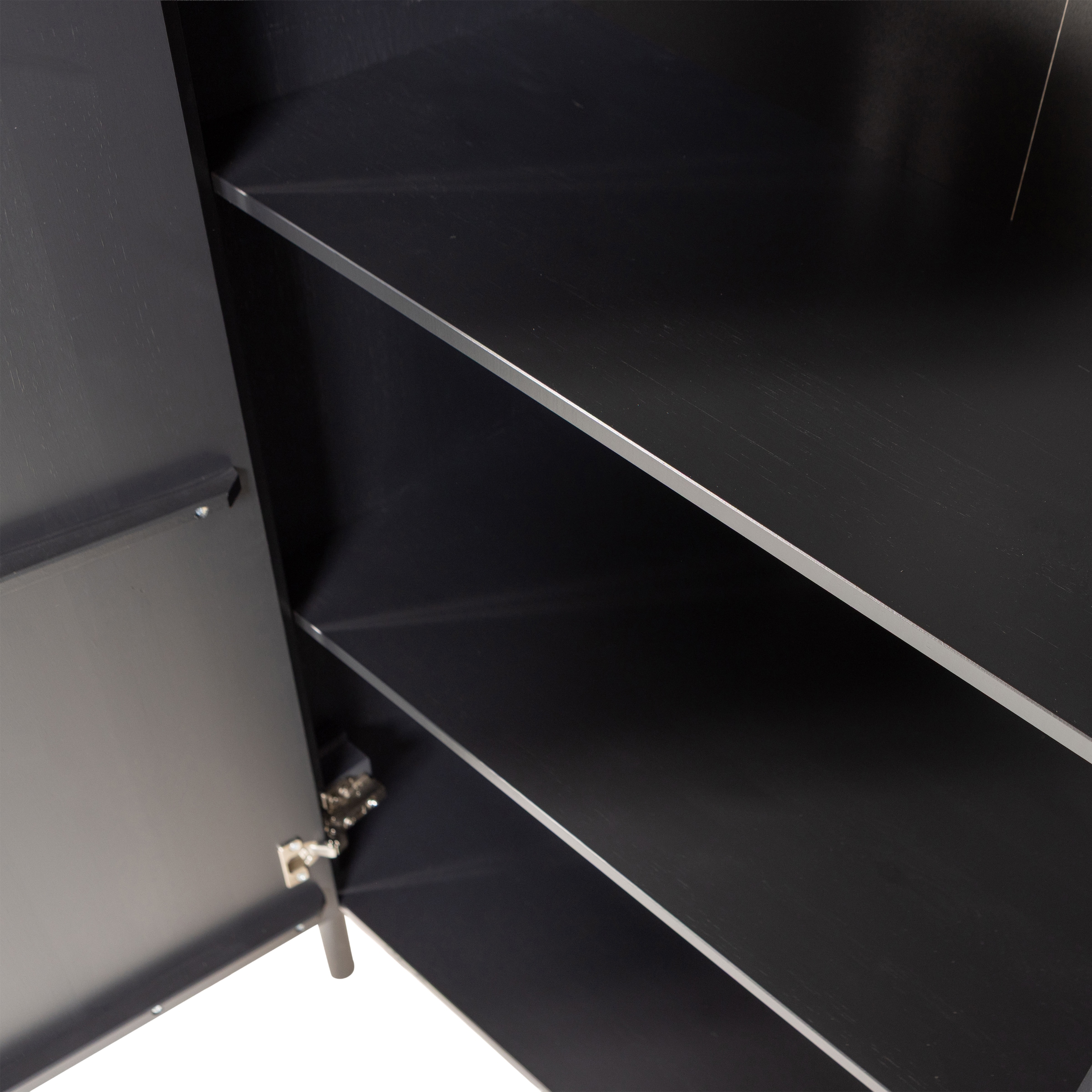 WOOOD Sideboard »Gunnar mit FSC®-Mix Massivkiefer subtile Griffmulden 201 x 44 x 85 cm« Tragkraft 20 kg pro Einlegeboden, einfach zu montieren, mit Schutzlack