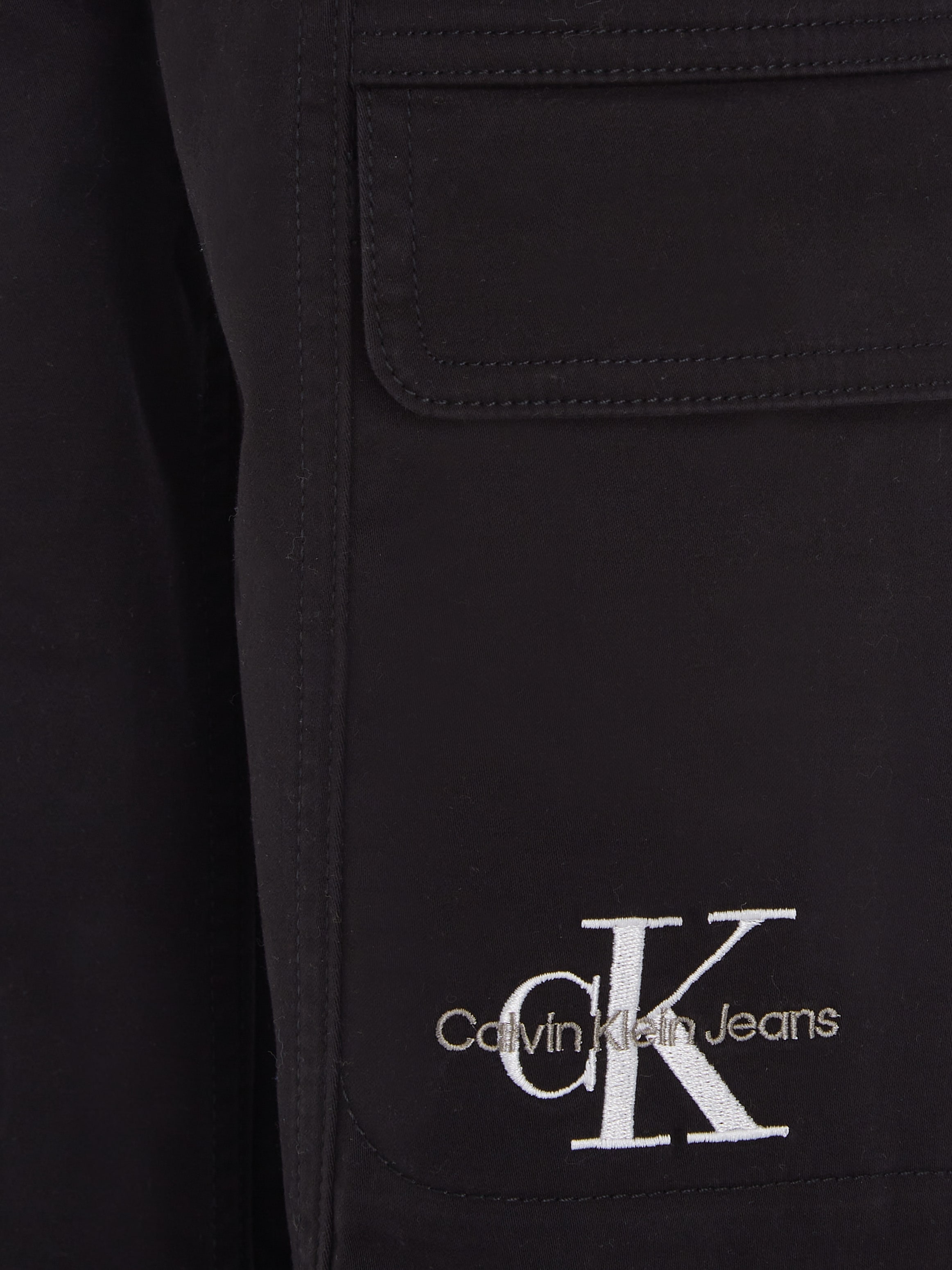 Black Friday PANTS«, CARGO »SATEEN BAUR Jeans mit Cargohose Calvin Klein | Logoprägung