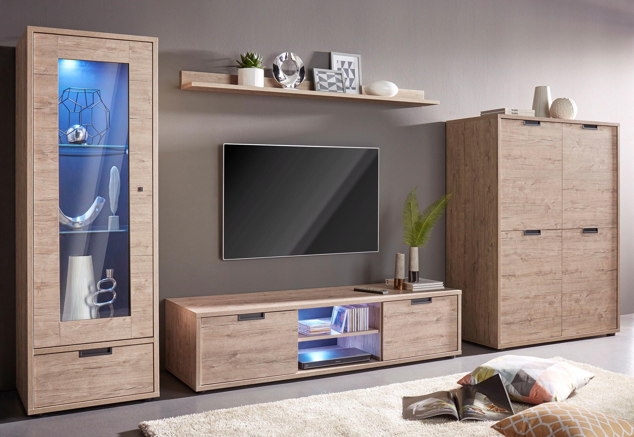 INOSIGN Wohnwand "Palma" Set, 4 Stk. tlg. günstig online kaufen