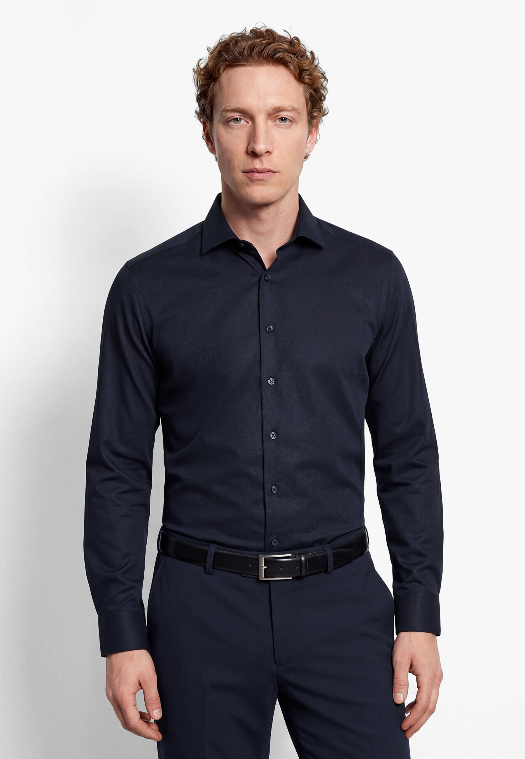 Chemise Affaires OLYMP Level Five Marine Taille 39 4