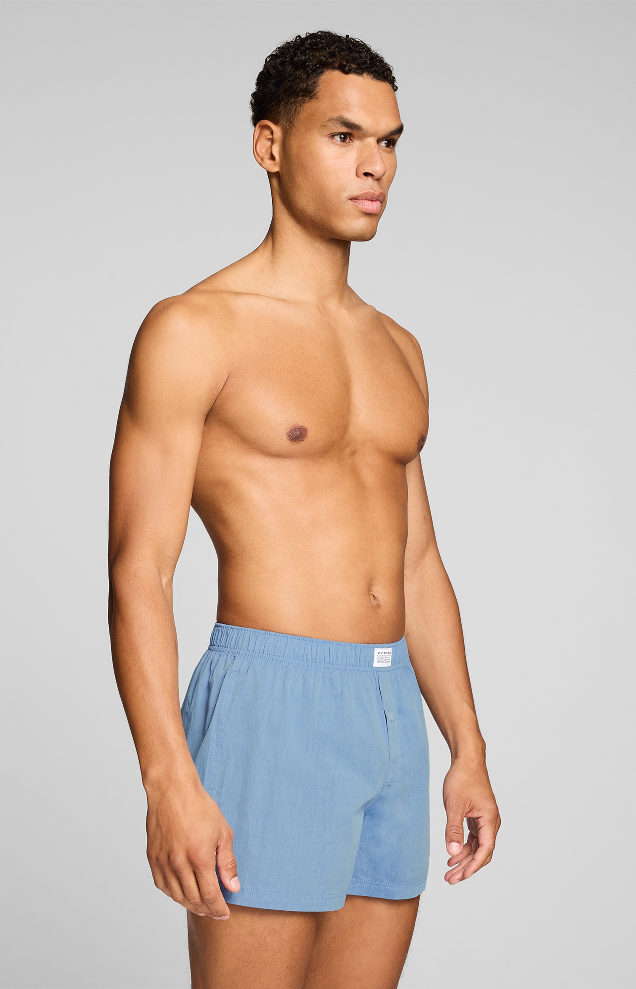 Levi's® Webboxer »LEVIS MEN WOVEN BOXER 2P« mit Eingriff, Baumwolle, weites Bein